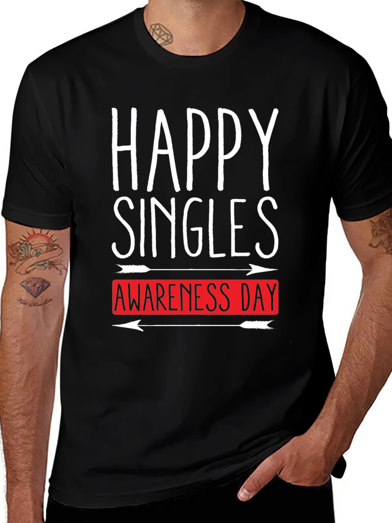 Variant 10 of Happy Singles Awareness Day Graphic Tee