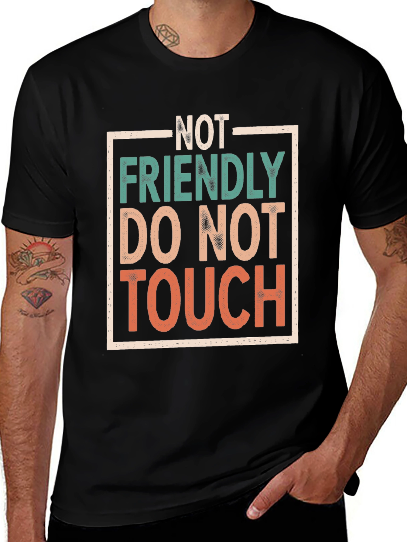 Variant 29 of Not Friendly Graphic Tee - Funny Sarcastic T-Shirt