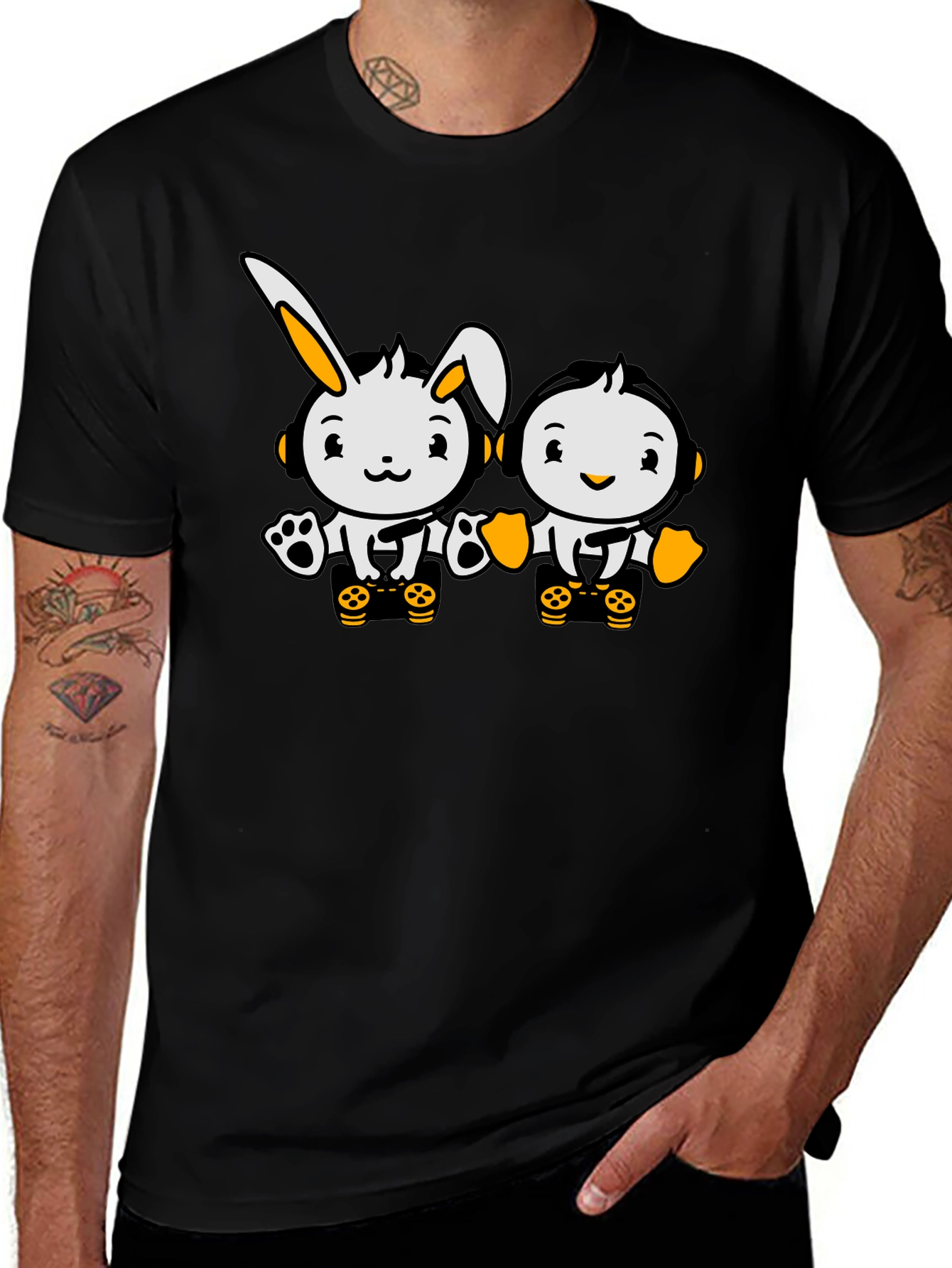Variant 18 of Cute Cartoon Character Graphic Tee