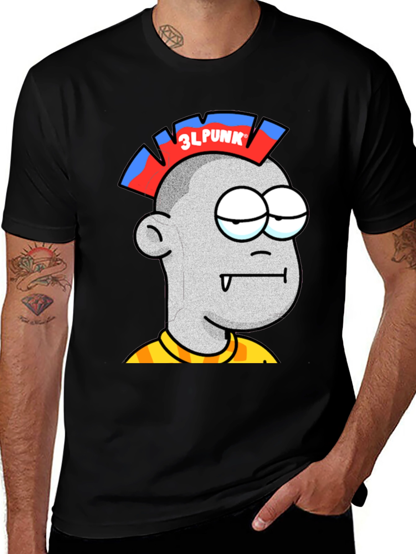 Variant 30 of 3LPUNK Cartoon Graphic T-Shirt
