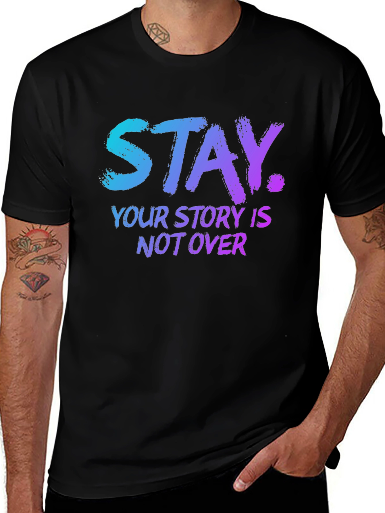 Variant 5 of Stay: Your Story Isn't Over Graphic Tee