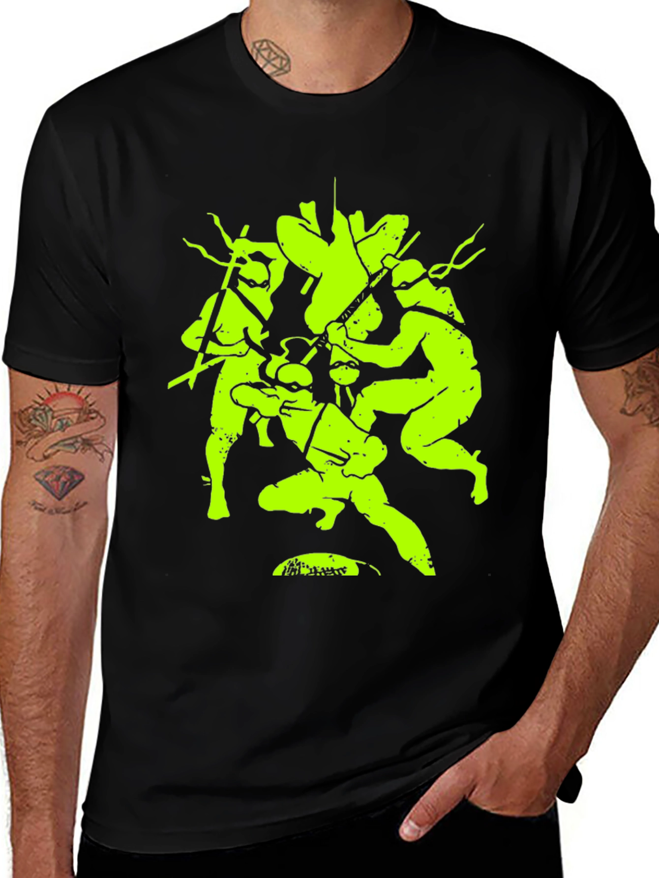 Teenage Mutant Ninja Turtles Black T-Shirt