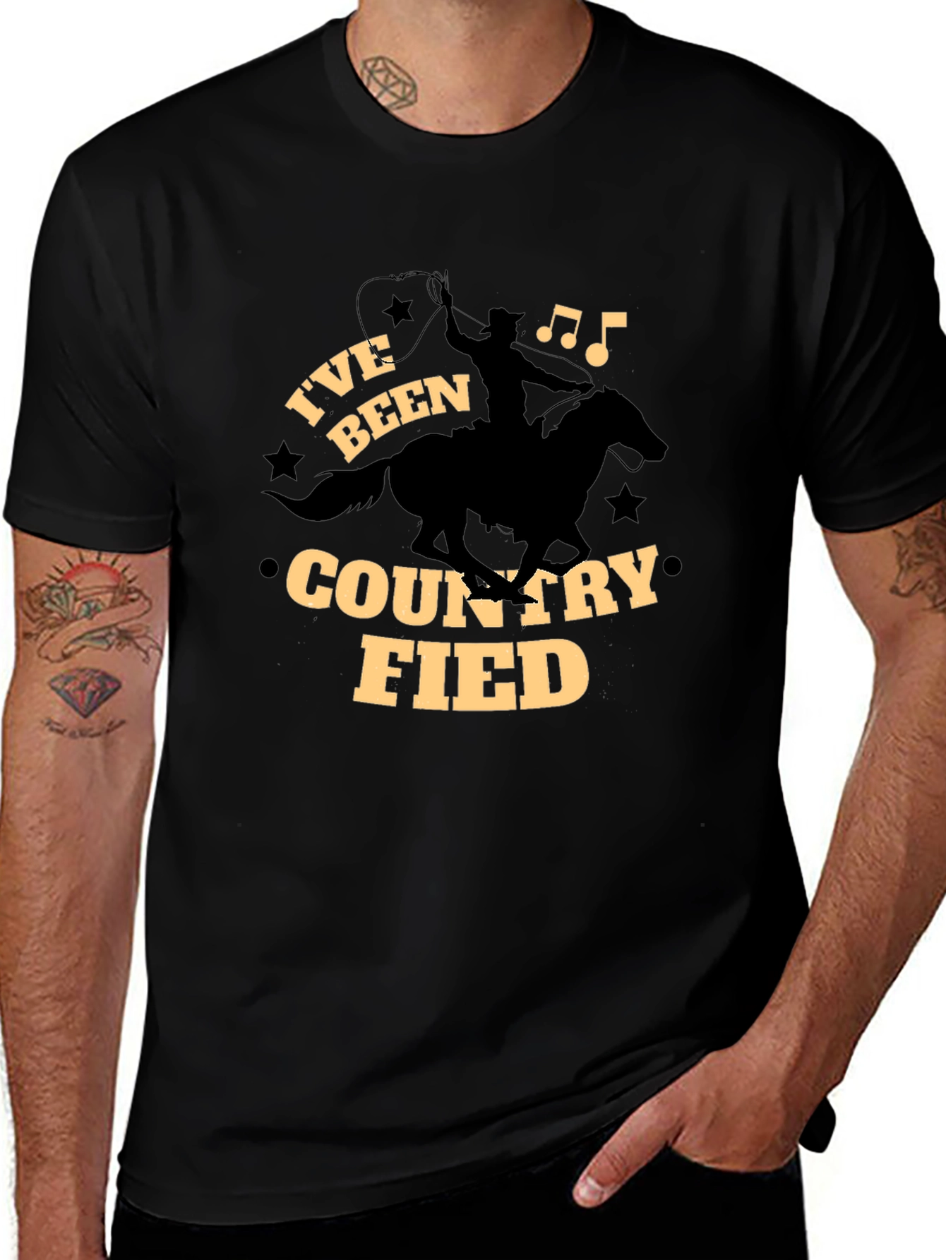 Variant 10 of Country Cowboy Graphic T-Shirt