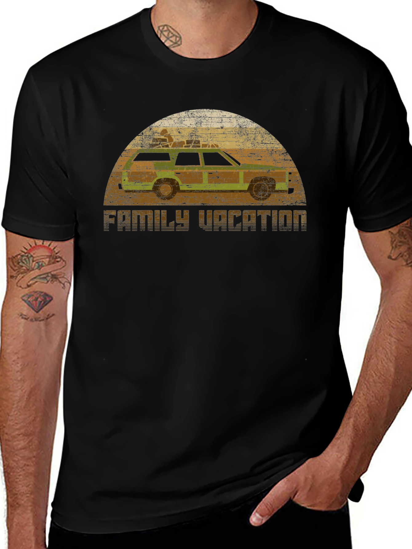 Variant 24 of Family Vacation T-Shirt - Retro Road Trip Tee