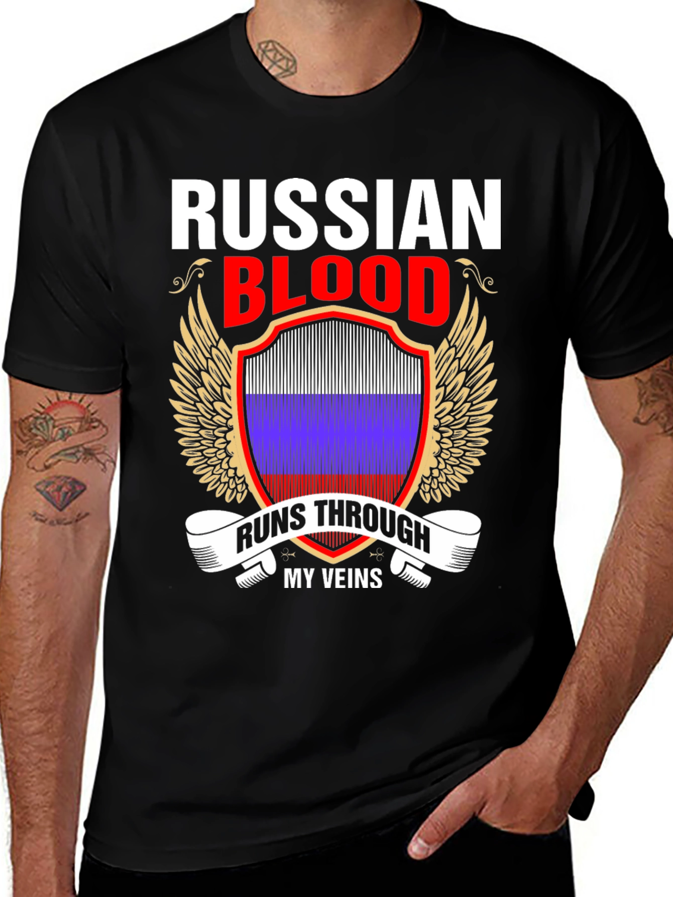 Russian Blood Runs Through My Veins T-Shirt