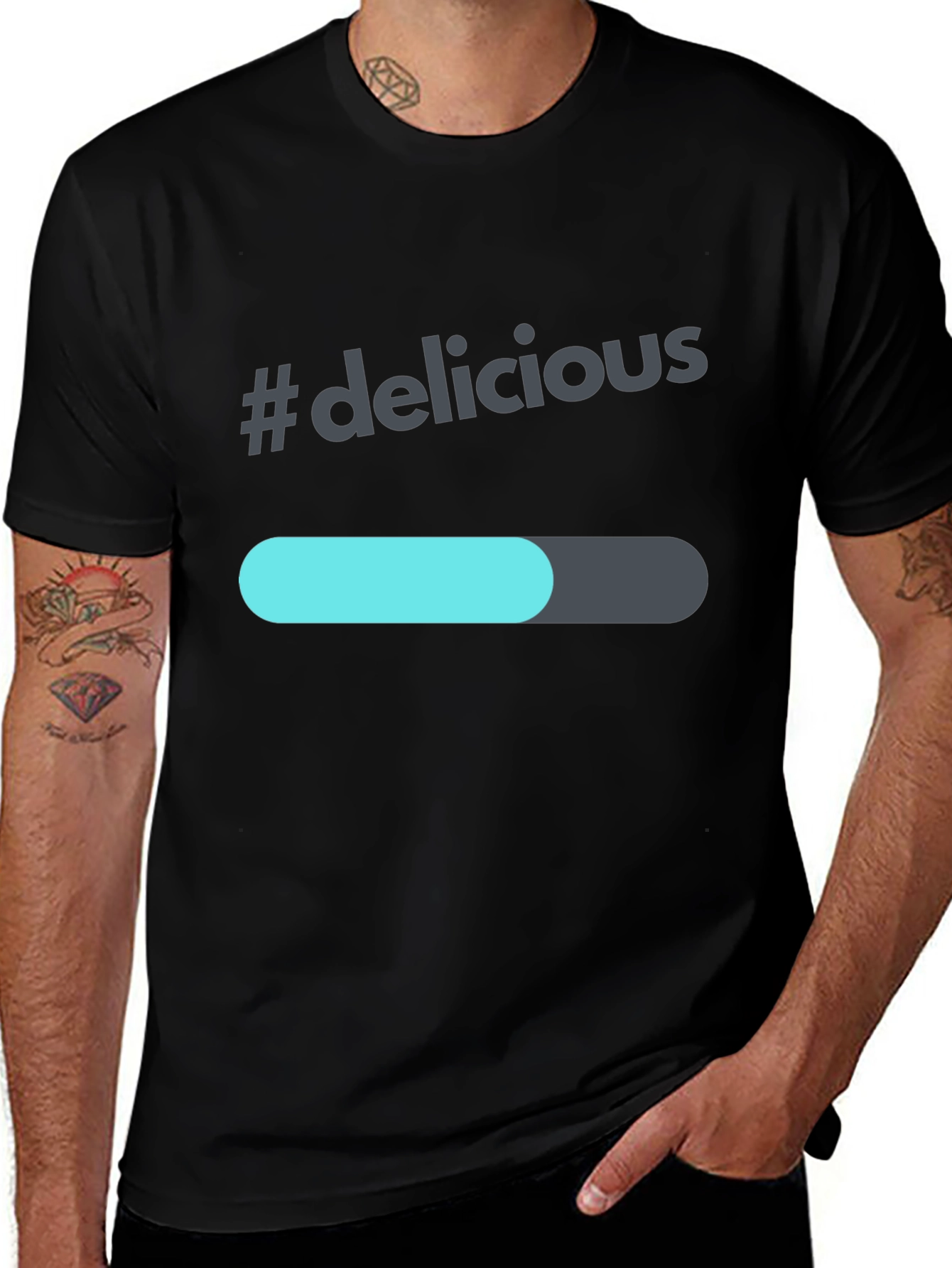 Variant 8 of Delicious T-Shirt - Stylish Graphic Tee for Food Lovers
