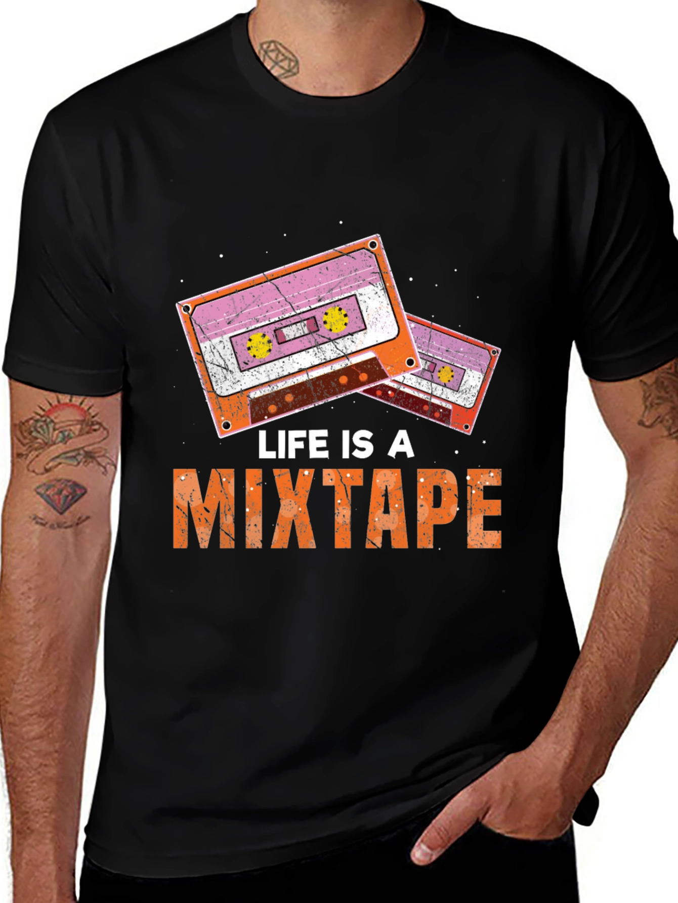 Variant 27 of Life is a Mixtape Graphic Tee