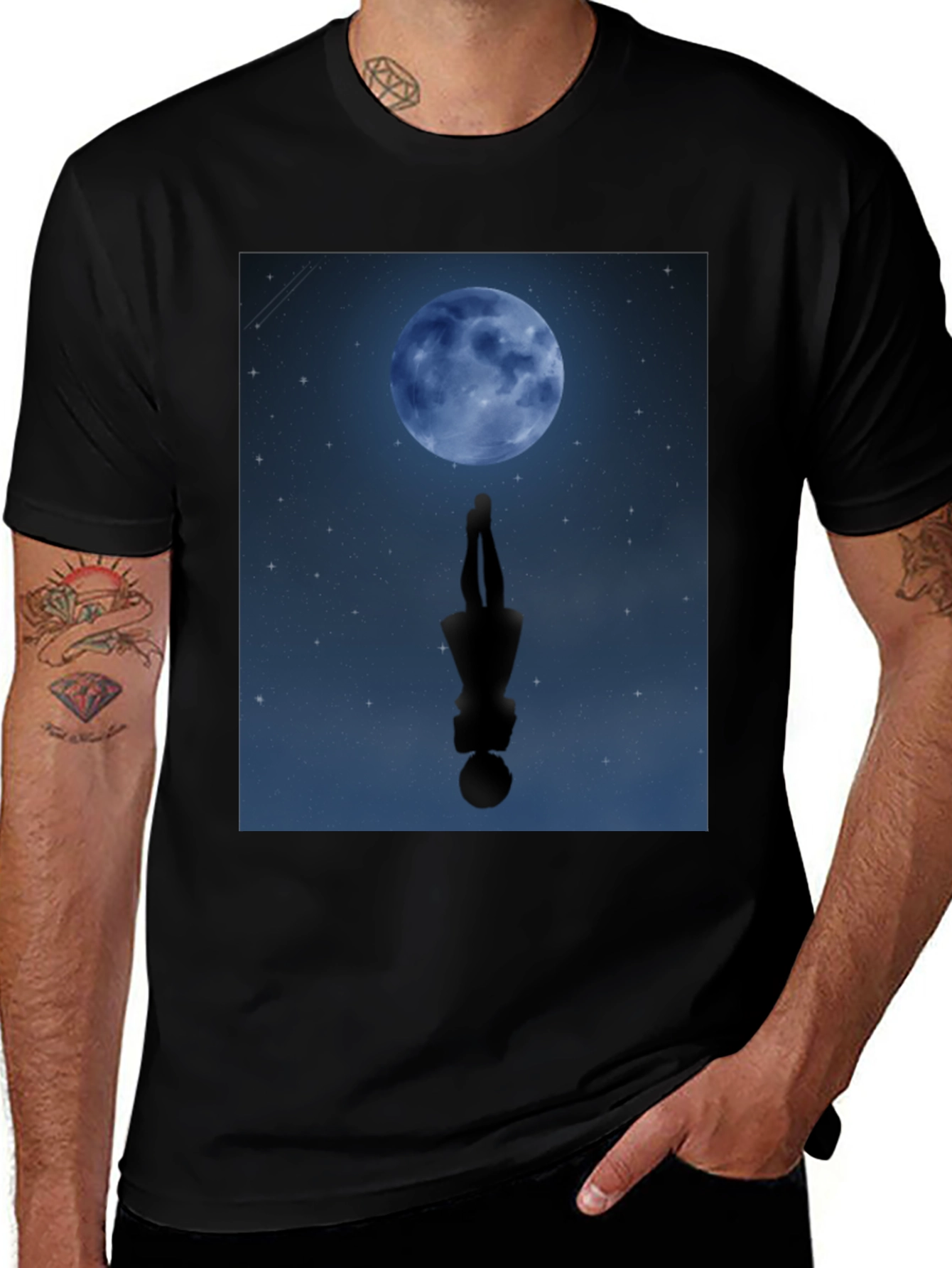 Variant 6 of Moonlit Silhouette T-Shirt
