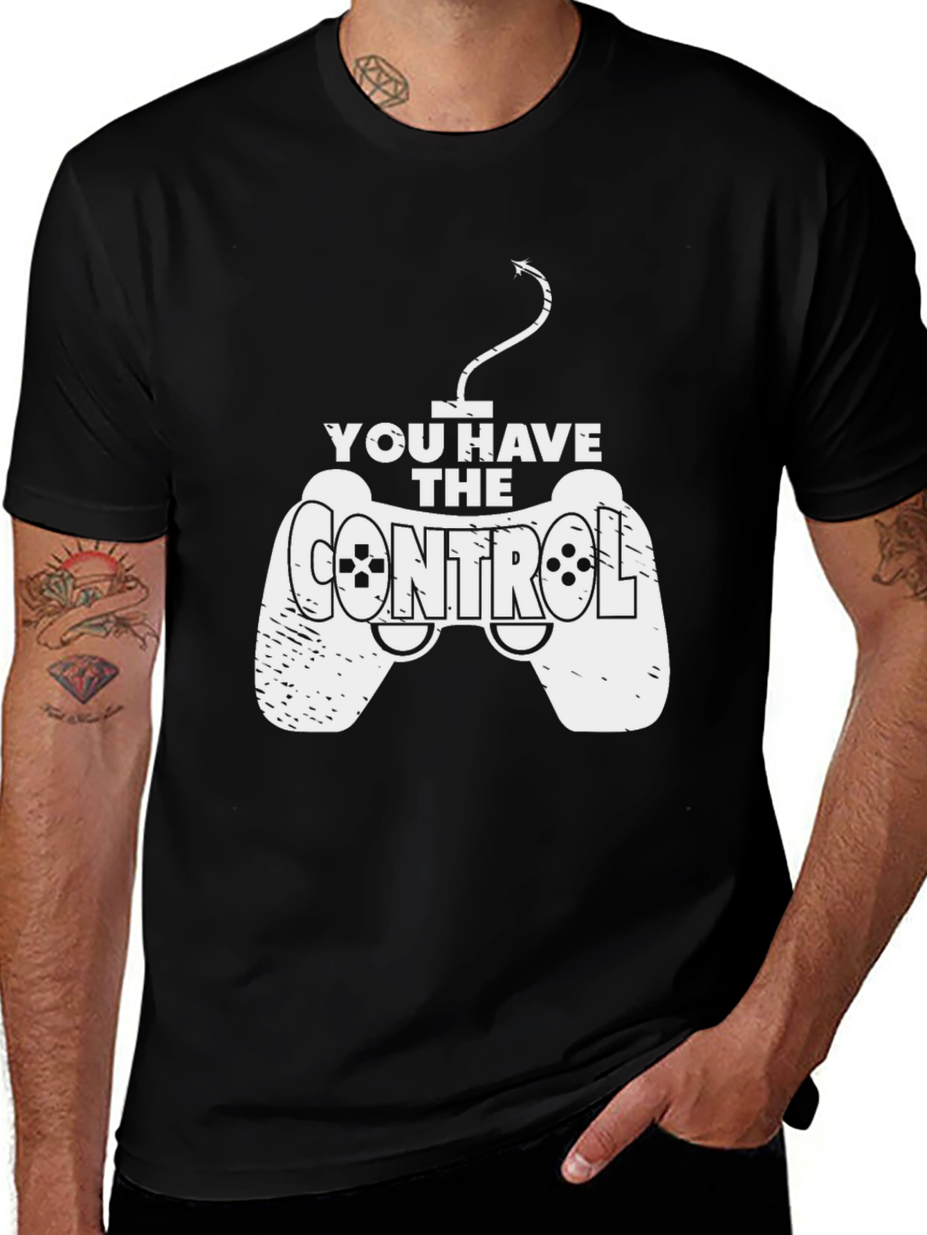 Variant 6 of You Have the Control Gamer T-Shirt