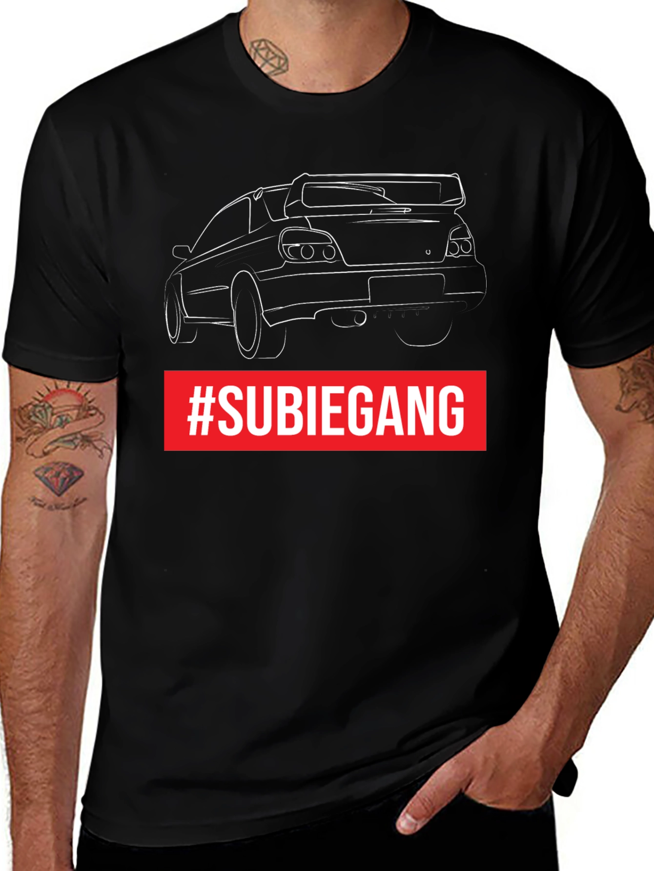 SubieGang Car Enthusiast Graphic Tee