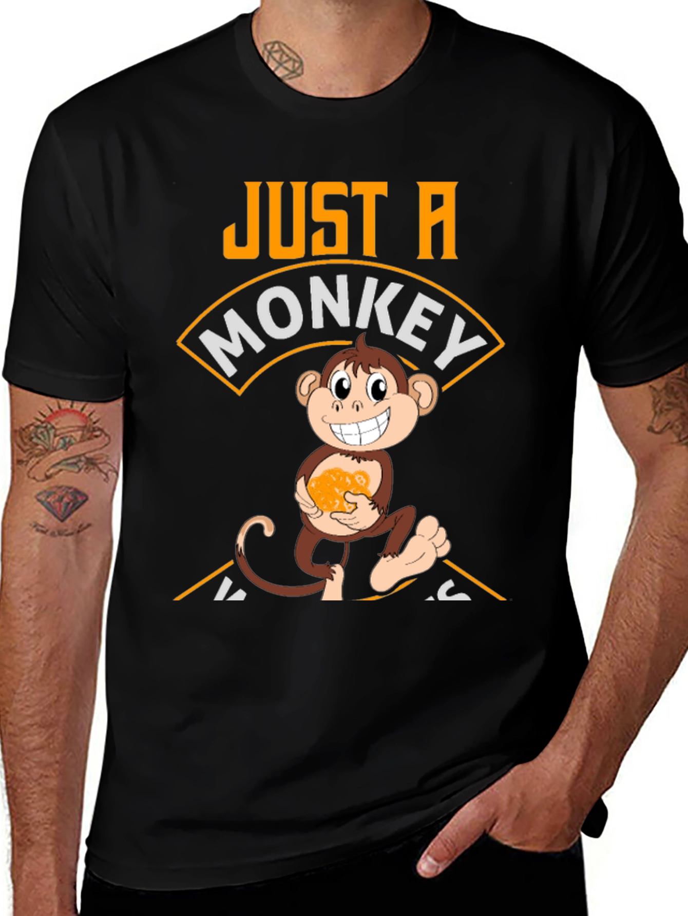 Variant 27 of Just A Monkey Who Loves Nanners T-Shirt