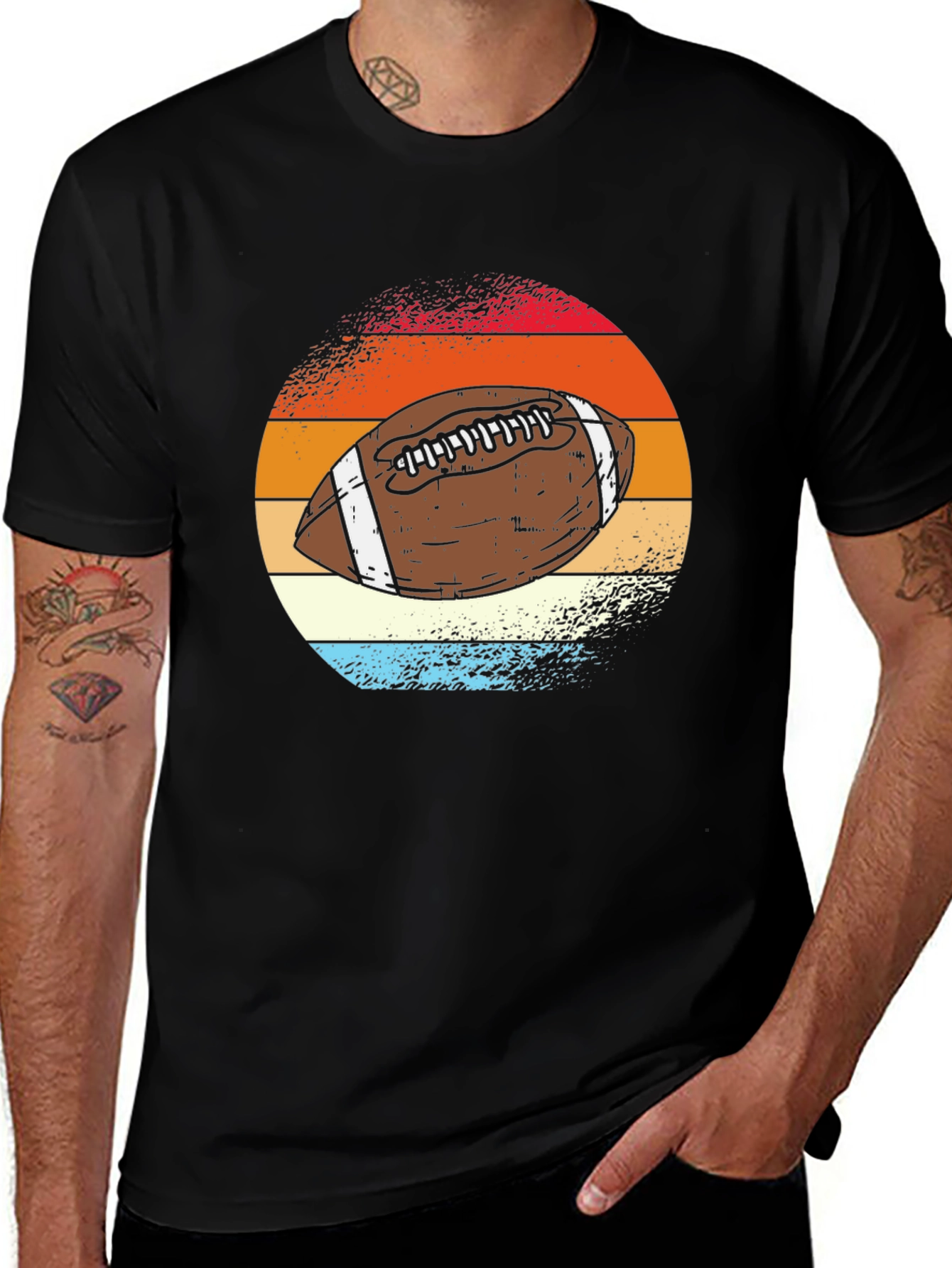 Variant 16 of Retro Football Graphic T-Shirt