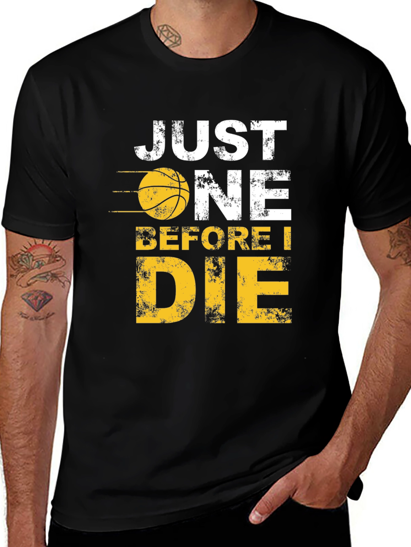 Variant 12 of Just One Before I Die Basketball T-Shirt