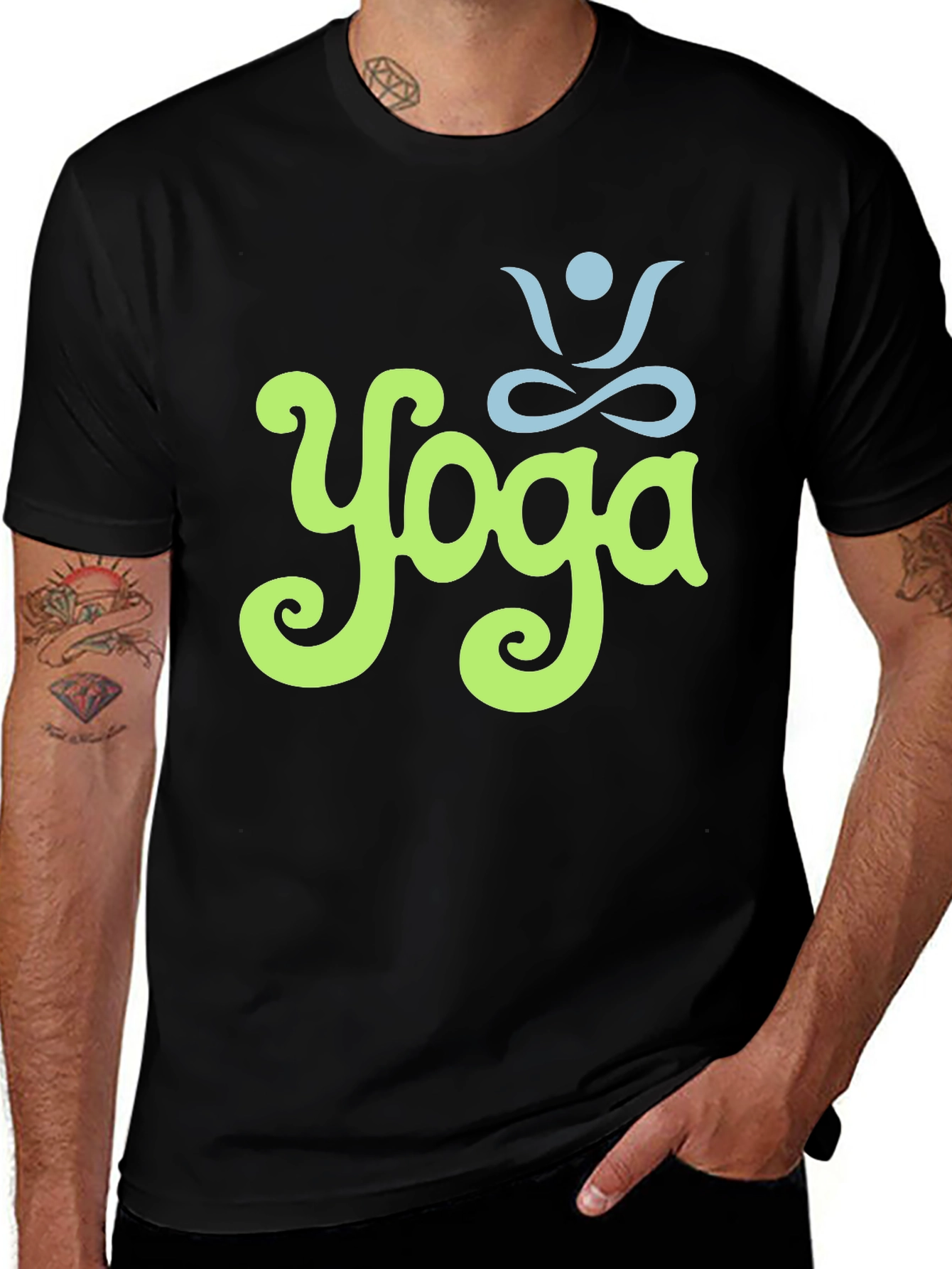 Variant 11 of Yoga Graphic Tee - Meditate in Style