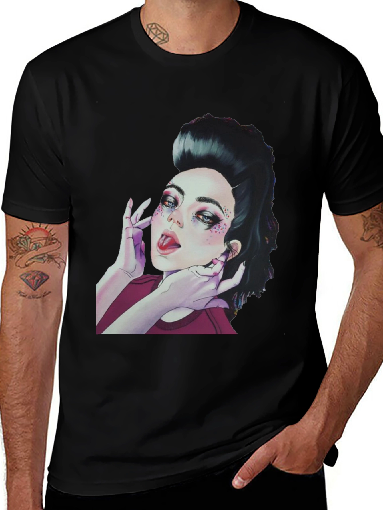 Woman Portrait Graphic T-Shirt - Unique Style