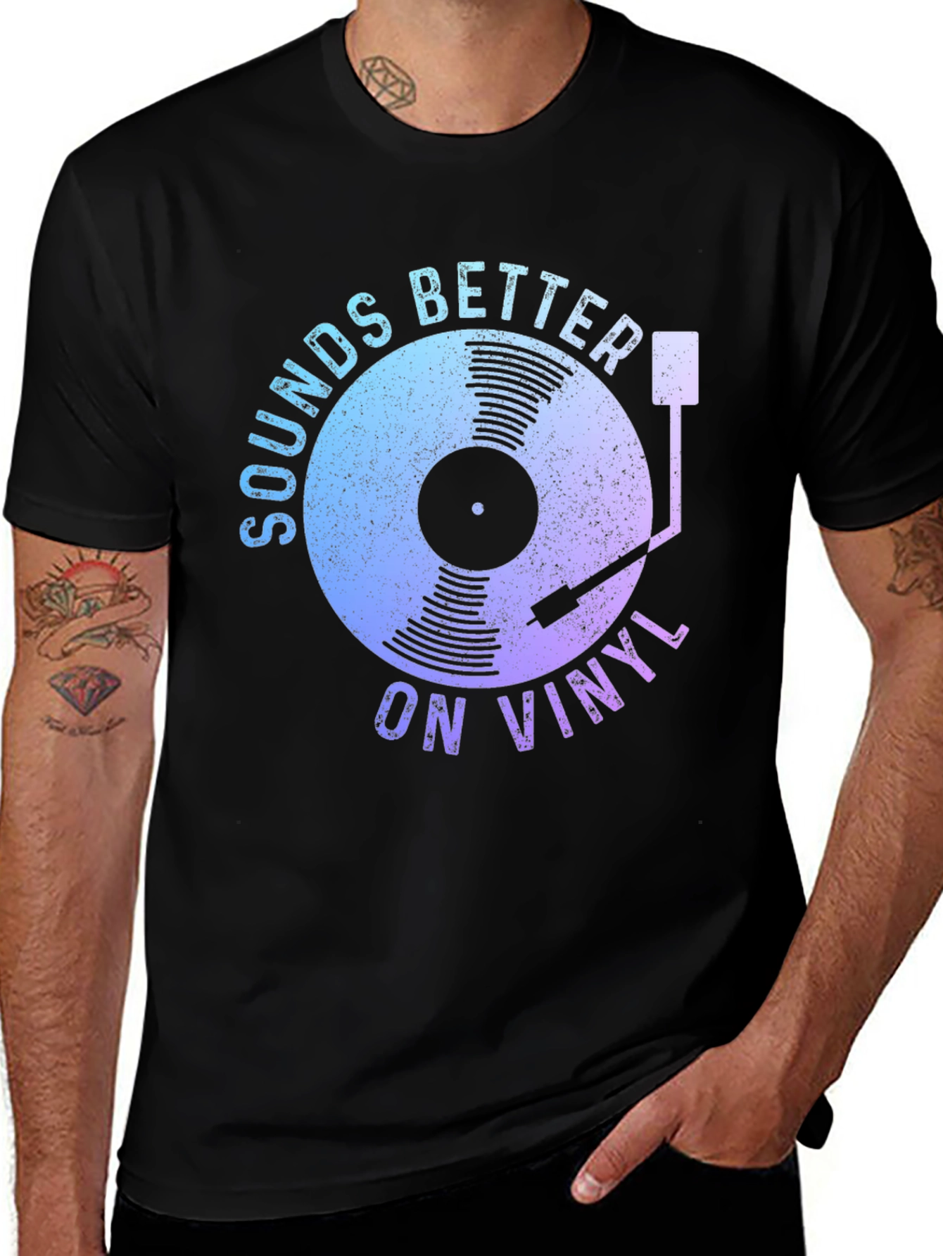 Variant 17 of Sounds Better on Vinyl Graphic Tee
