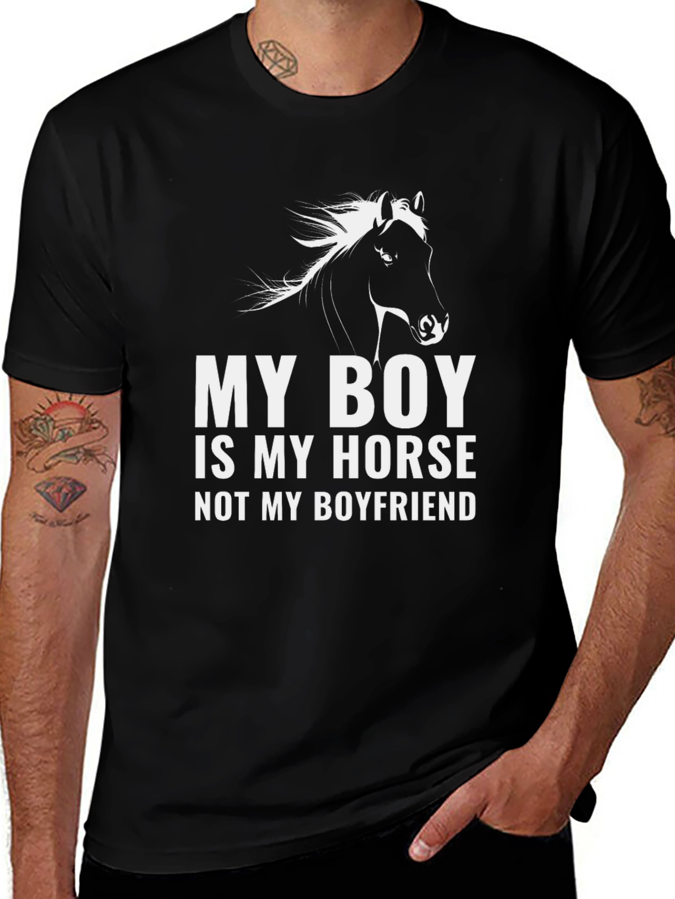 Variant 30 of My Boy Is My Horse T-Shirt