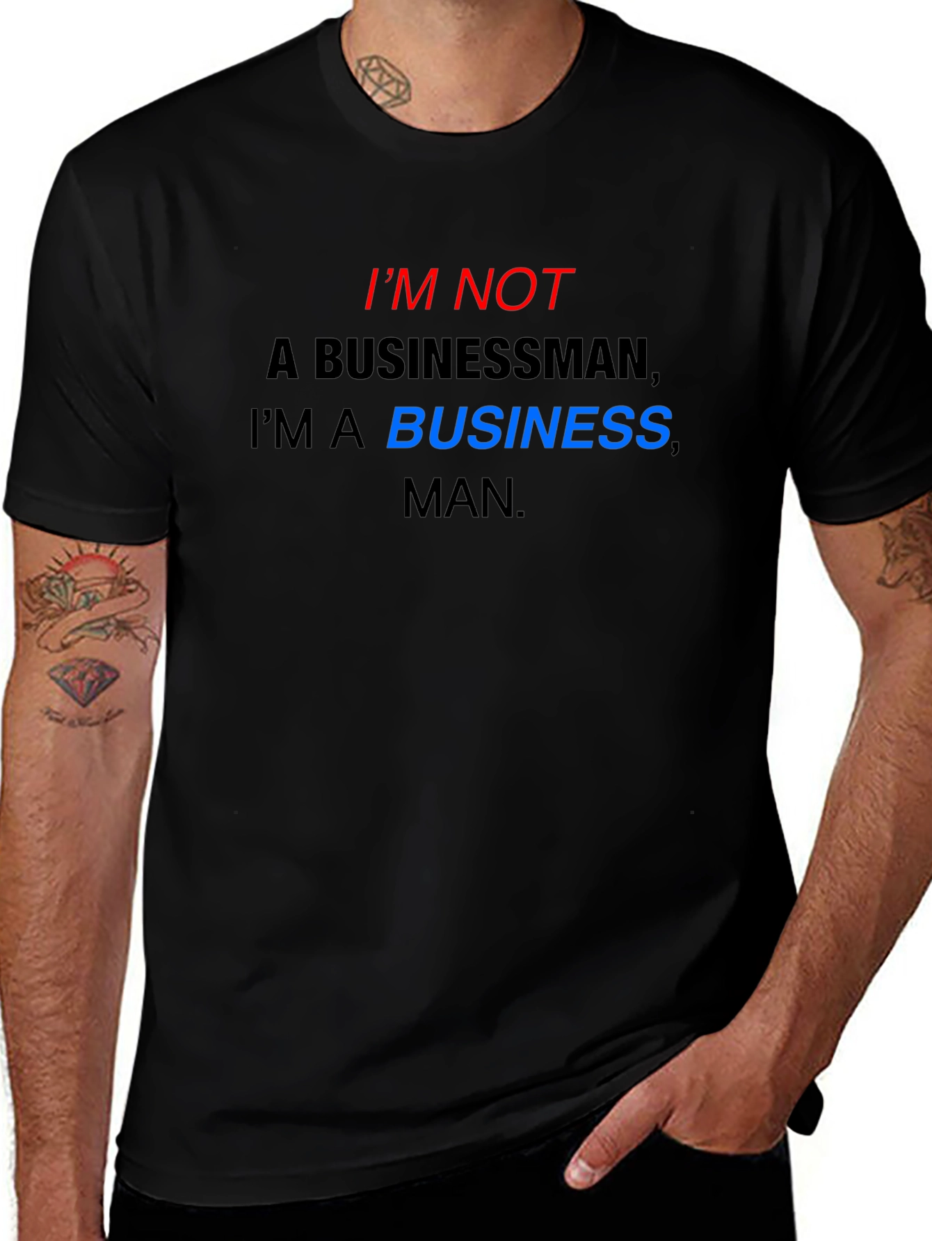 Variant 2 of I'm Not a Businessman T-Shirt