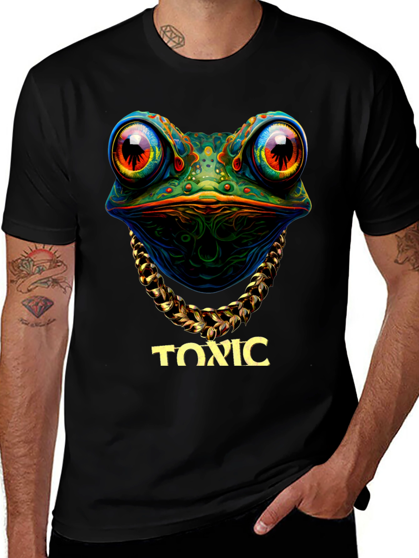 Variant 12 of Toxic Frog Graphic T-Shirt - Unique Design
