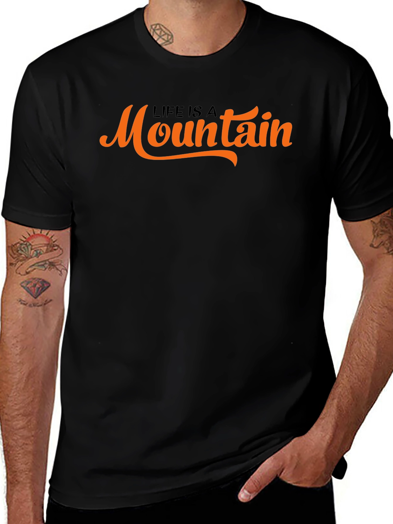 Variant 29 of Life is a Mountain Graphic T-Shirt