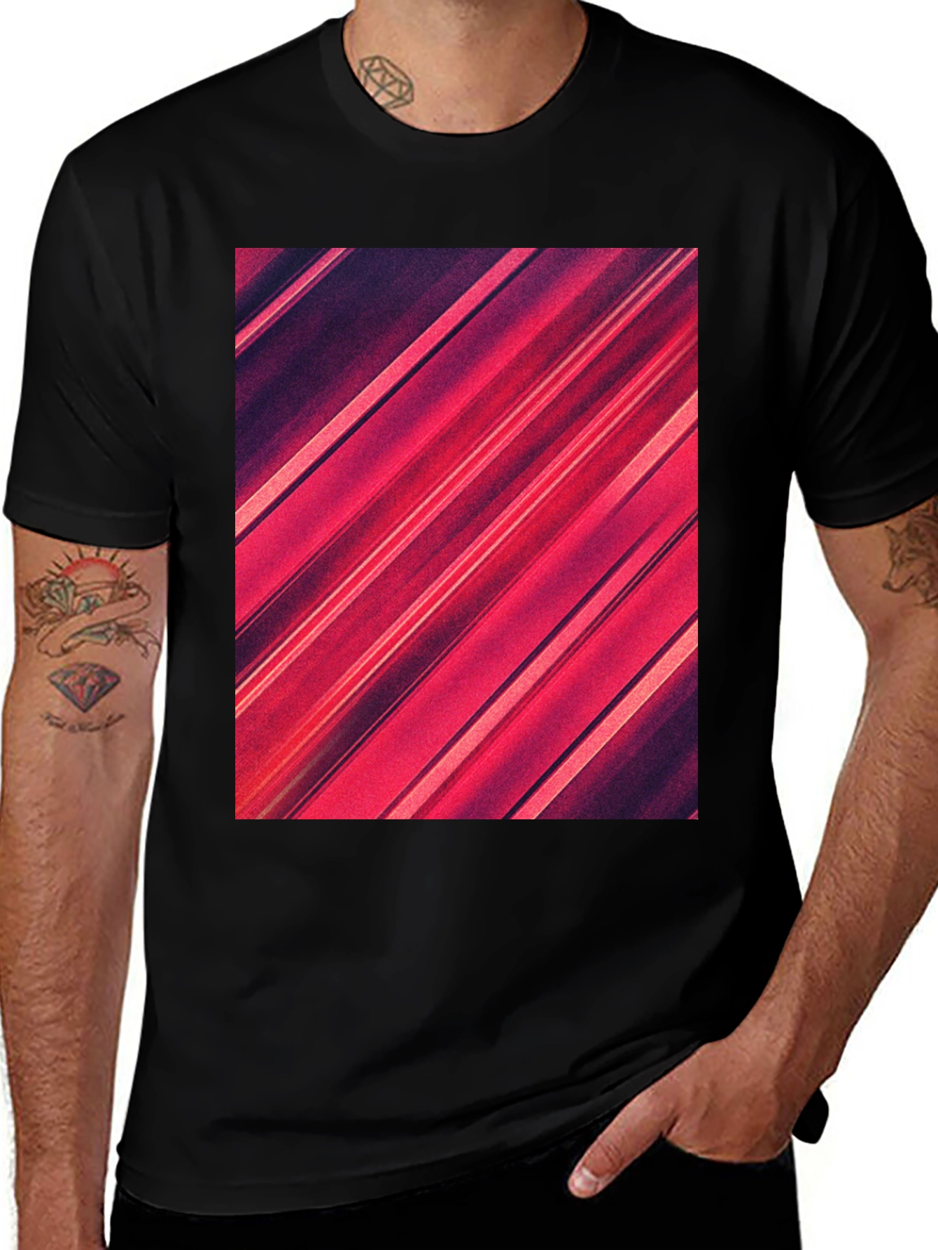 Variant 28 of Modern Geometric Pattern T-Shirt