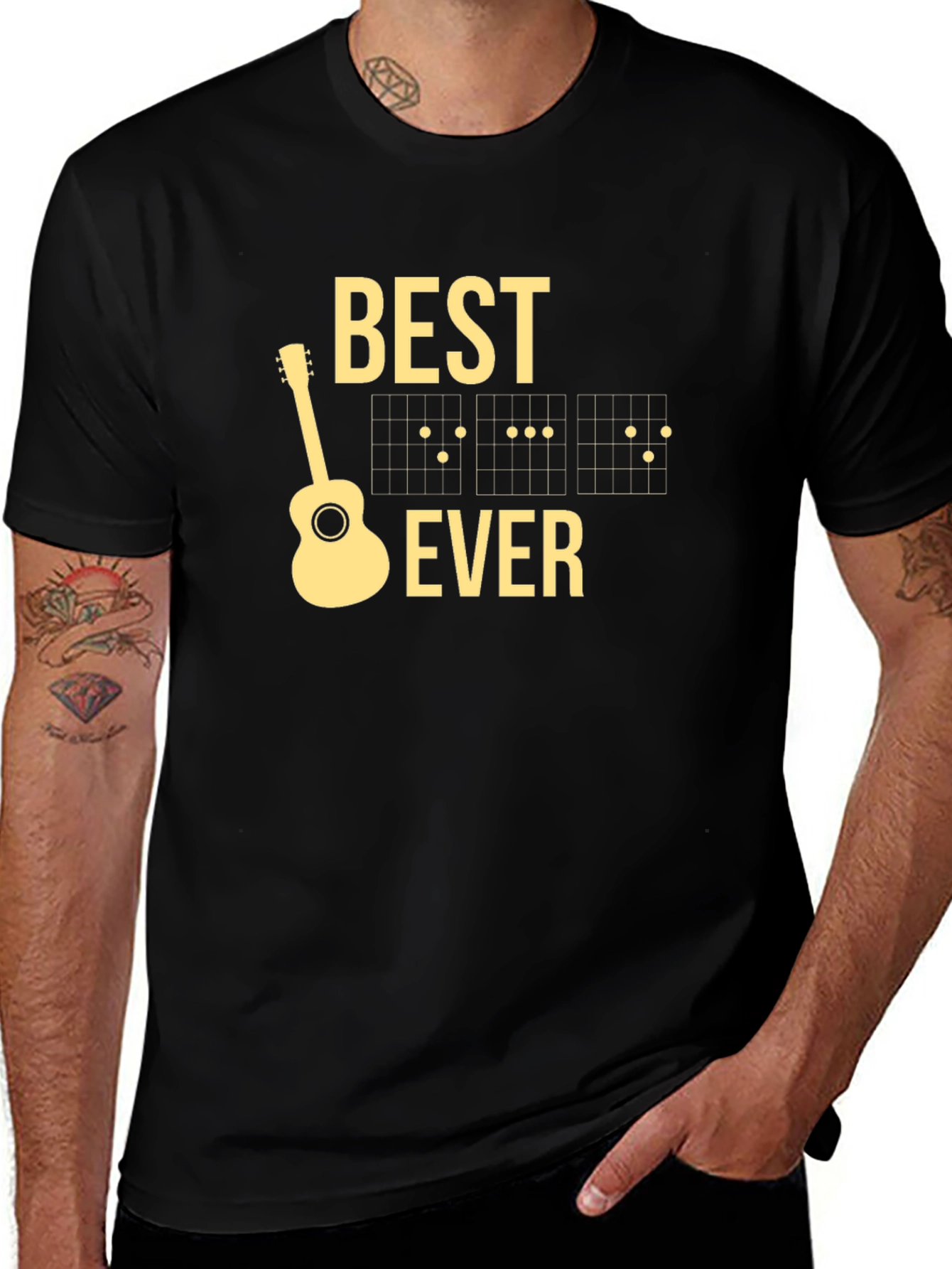 Variant 8 of Best Ever Guitar T-Shirt - Music Lover Tee