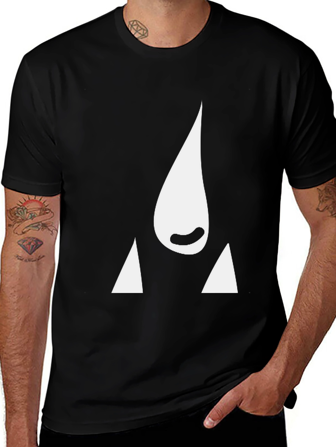 Variant 22 of Abstract Graphic Black T-Shirt