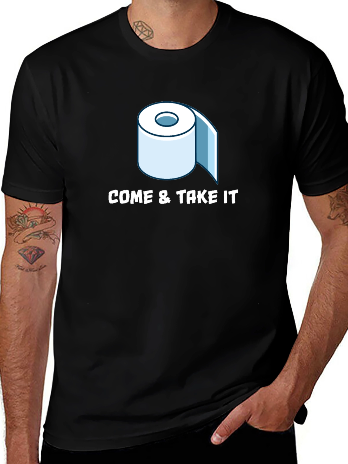 Variant 9 of Come & Take It Toilet Paper Graphic Tee