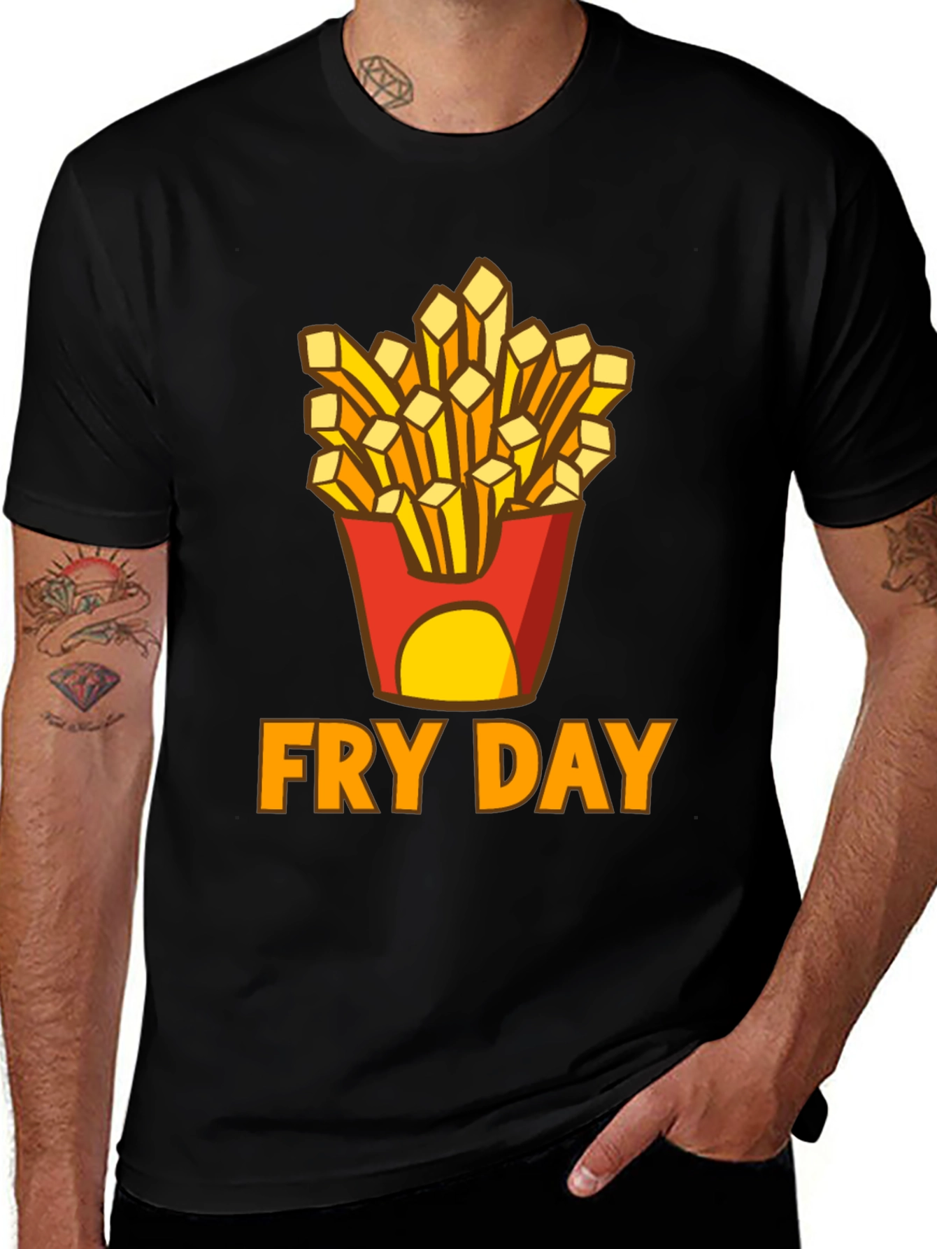 Fry Day Funny Foodie T-Shirt