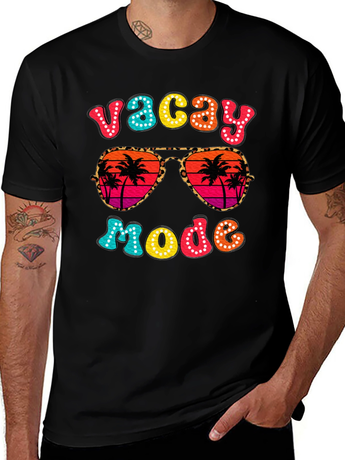 Variant 26 of Vacay Mode Graphic T-Shirt