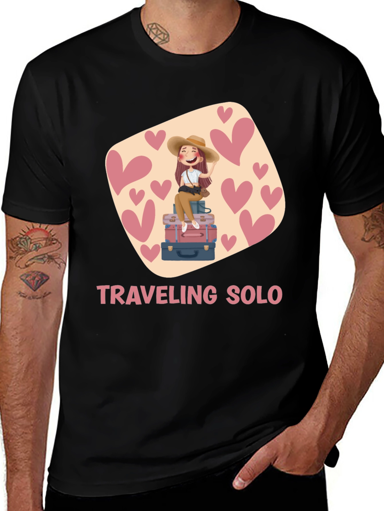 Traveling Solo T-Shirt - Adventure Awaits!
