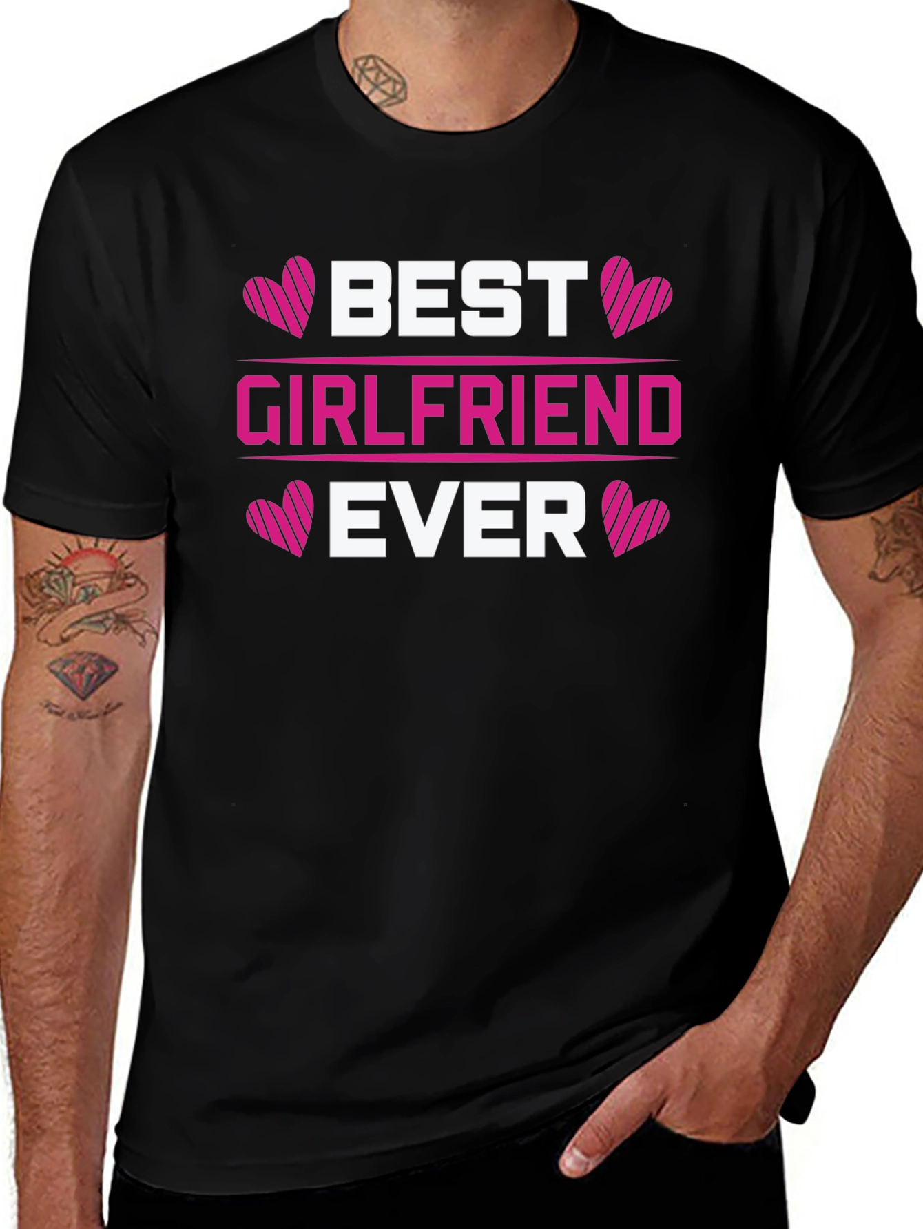 Variant 6 of Best Girlfriend Ever T-Shirt - Cute Love Tee