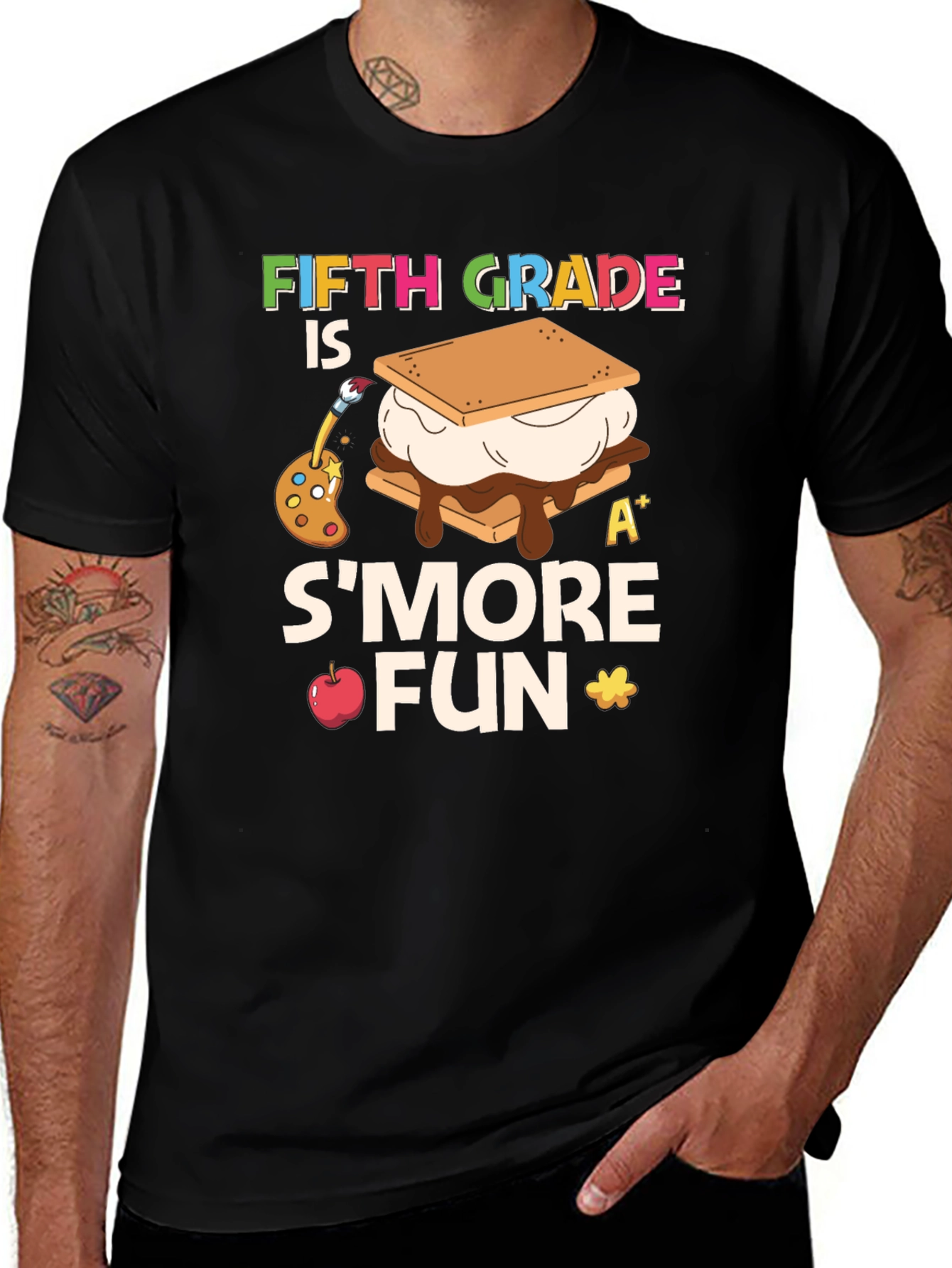 Variant 2 of Fifth Grade S'More Fun T-Shirt - Back to School