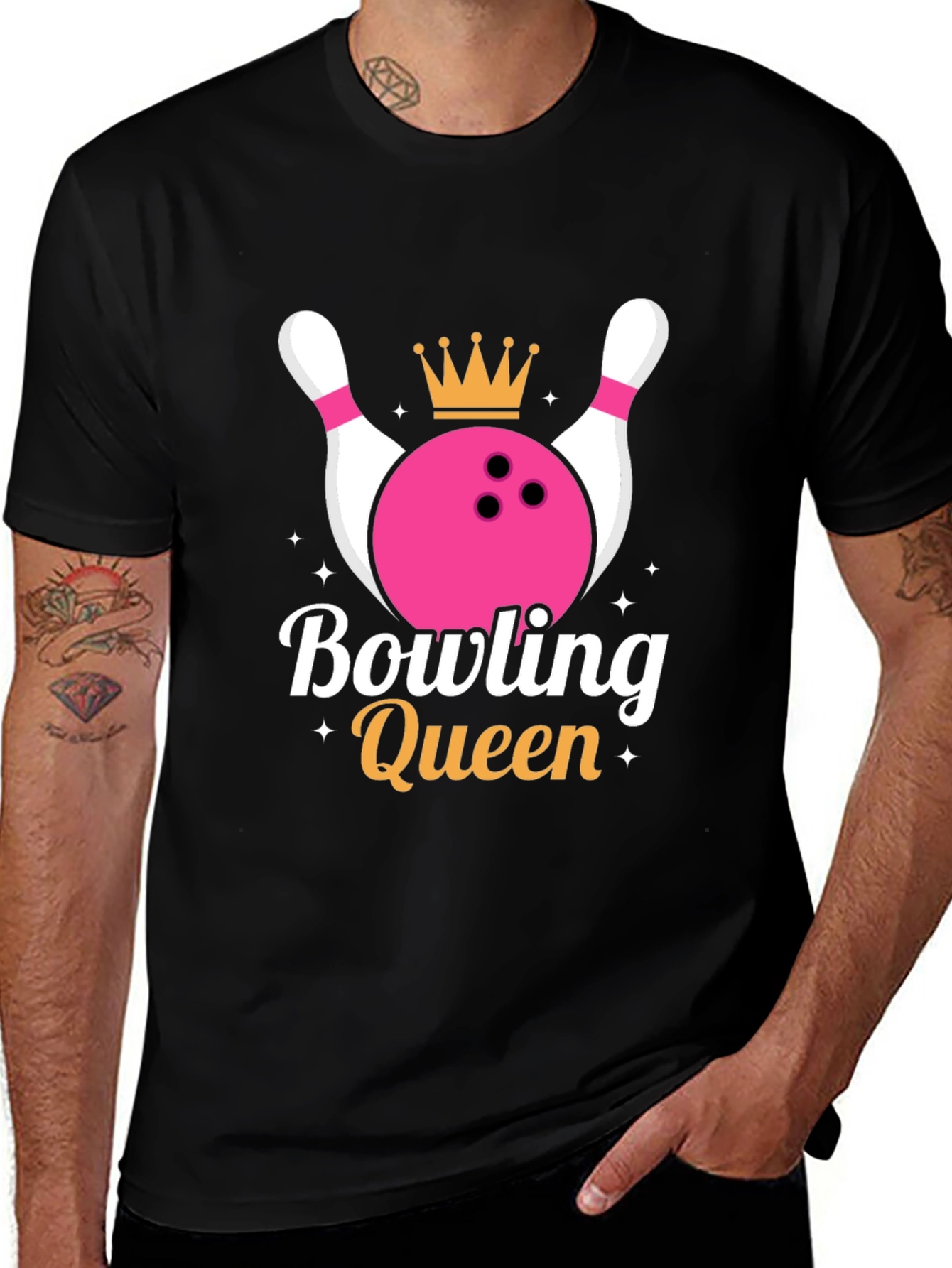 Variant 25 of Bowling Queen Graphic T-Shirt