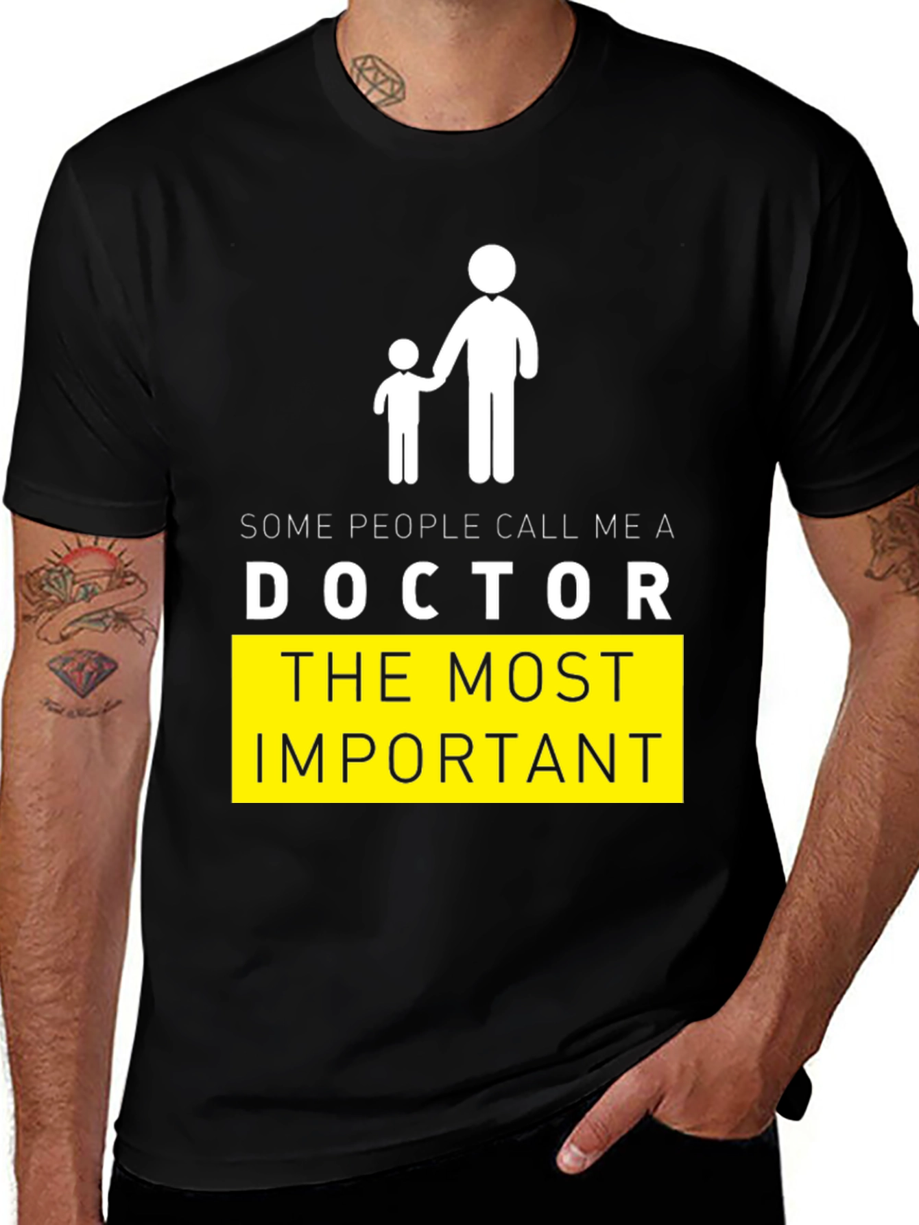 Variant 8 of Doctor and Dad T-Shirt -  Funny Father's Day Tee