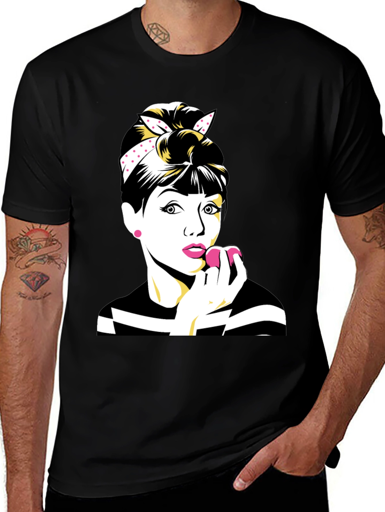 Variant 24 of Audrey Hepburn Graphic Tee - Classic Style