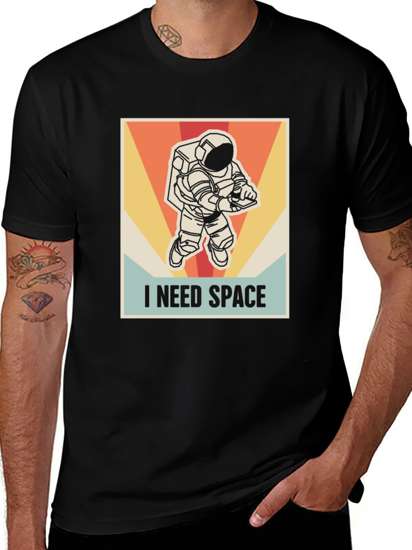 Variant 21 of I Need Space Astronaut Graphic T-Shirt