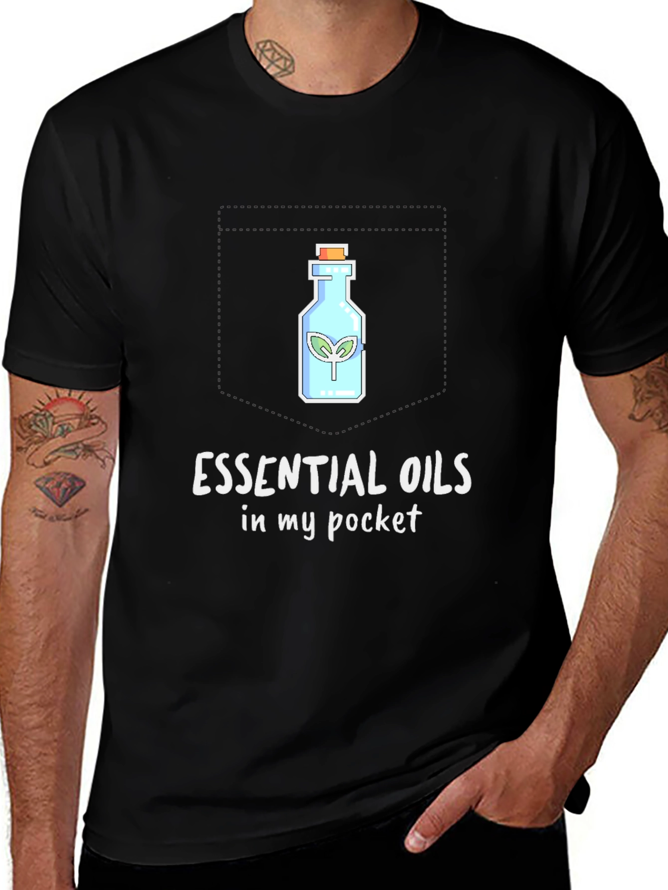 Variant 28 of Essential Oils Graphic T-Shirt