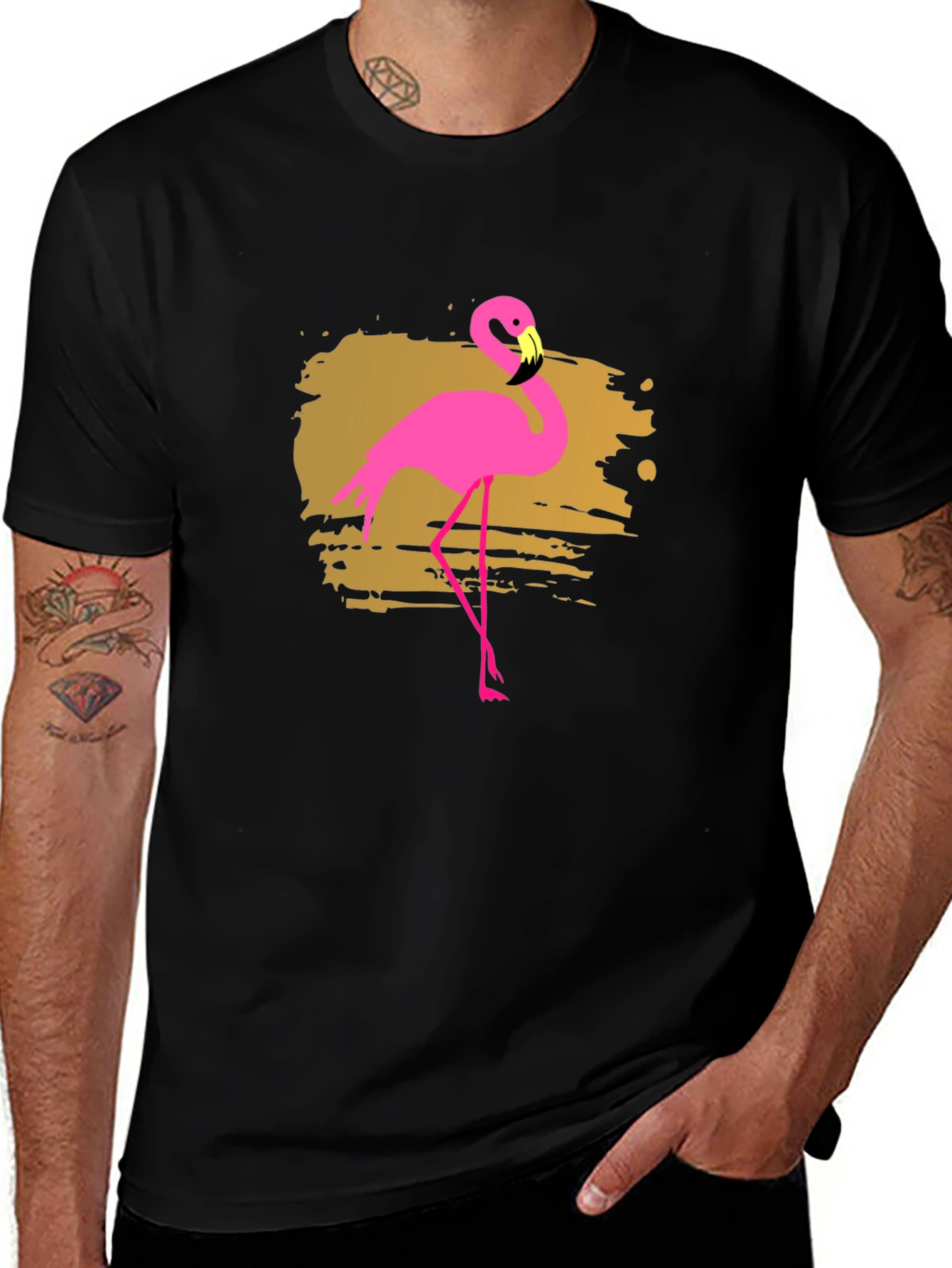 Black Flamingo Graphic Tee