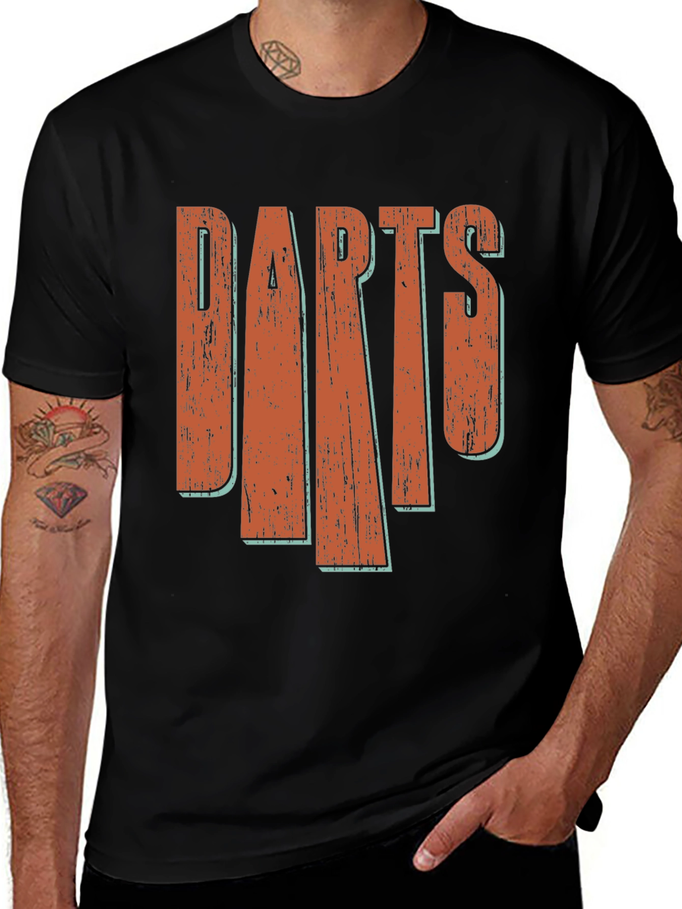 Variant 26 of Vintage Darts T-Shirt - Retro Style