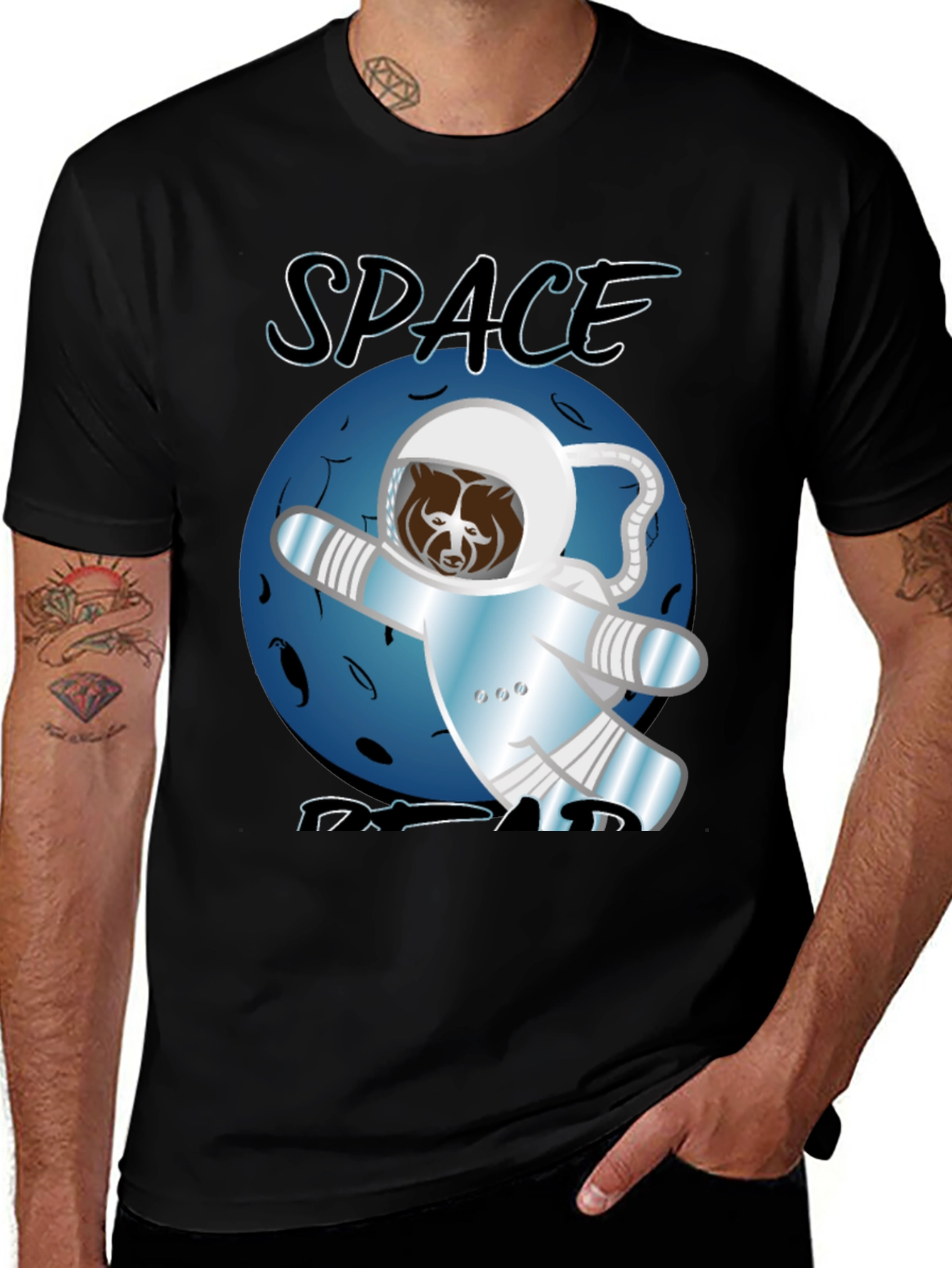 Variant 2 of Space Bear T-Shirt - Astronaut Adventure