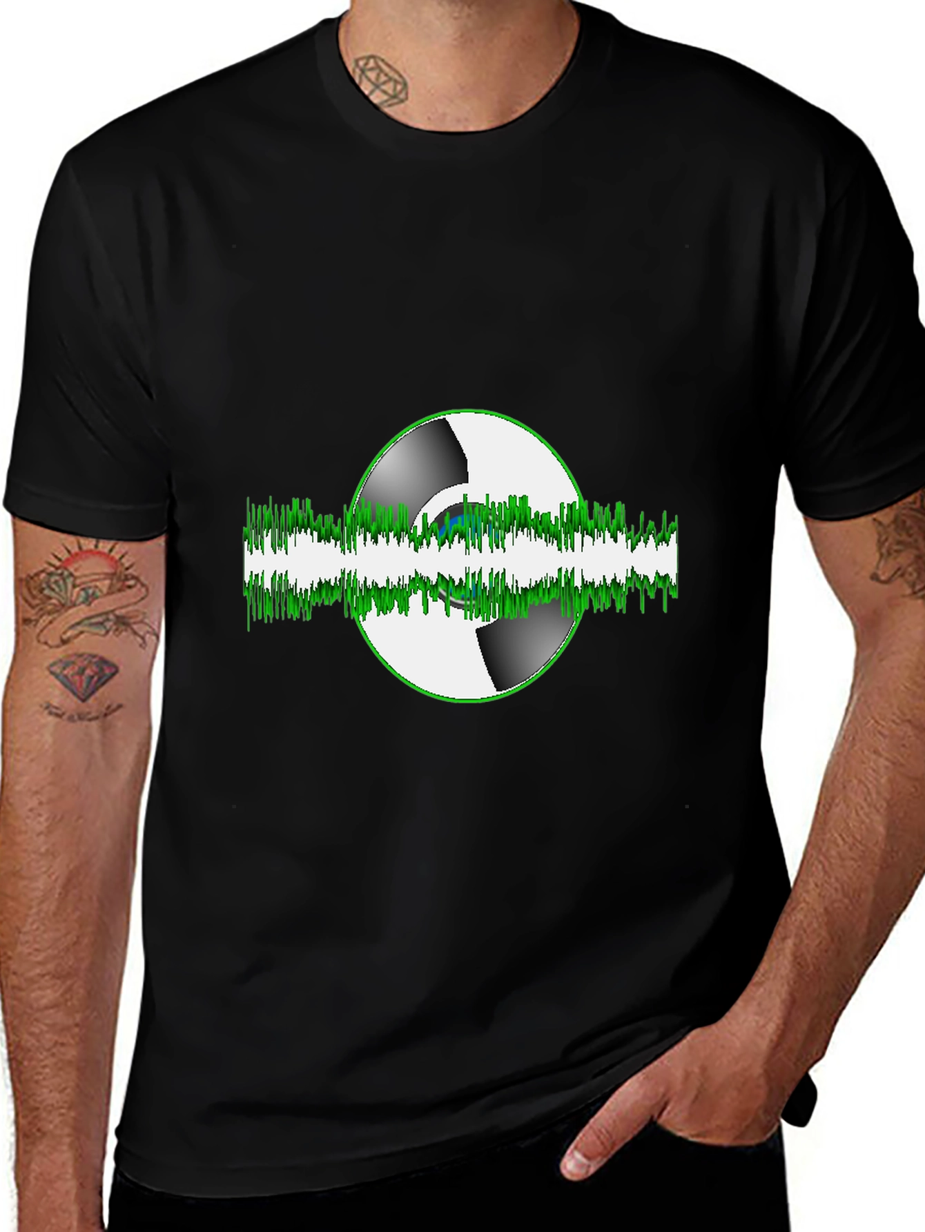 Variant 2 of Vinyl Wave Graphic Tee - Music Lover's T-Shirt