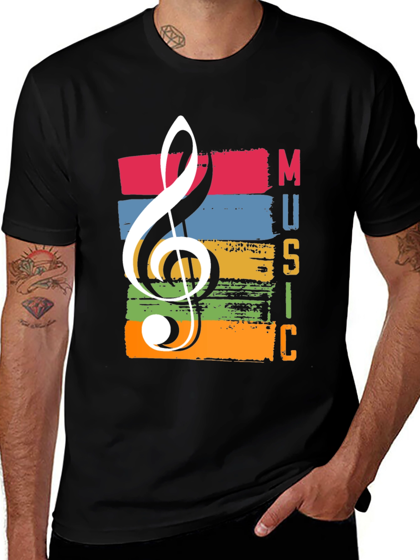 Variant 11 of Music Clef Graphic Tee