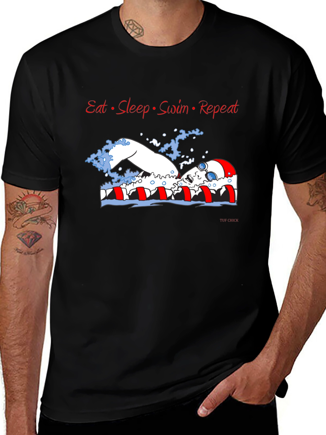 Eat Sleep Swim Repeat T-Shirt