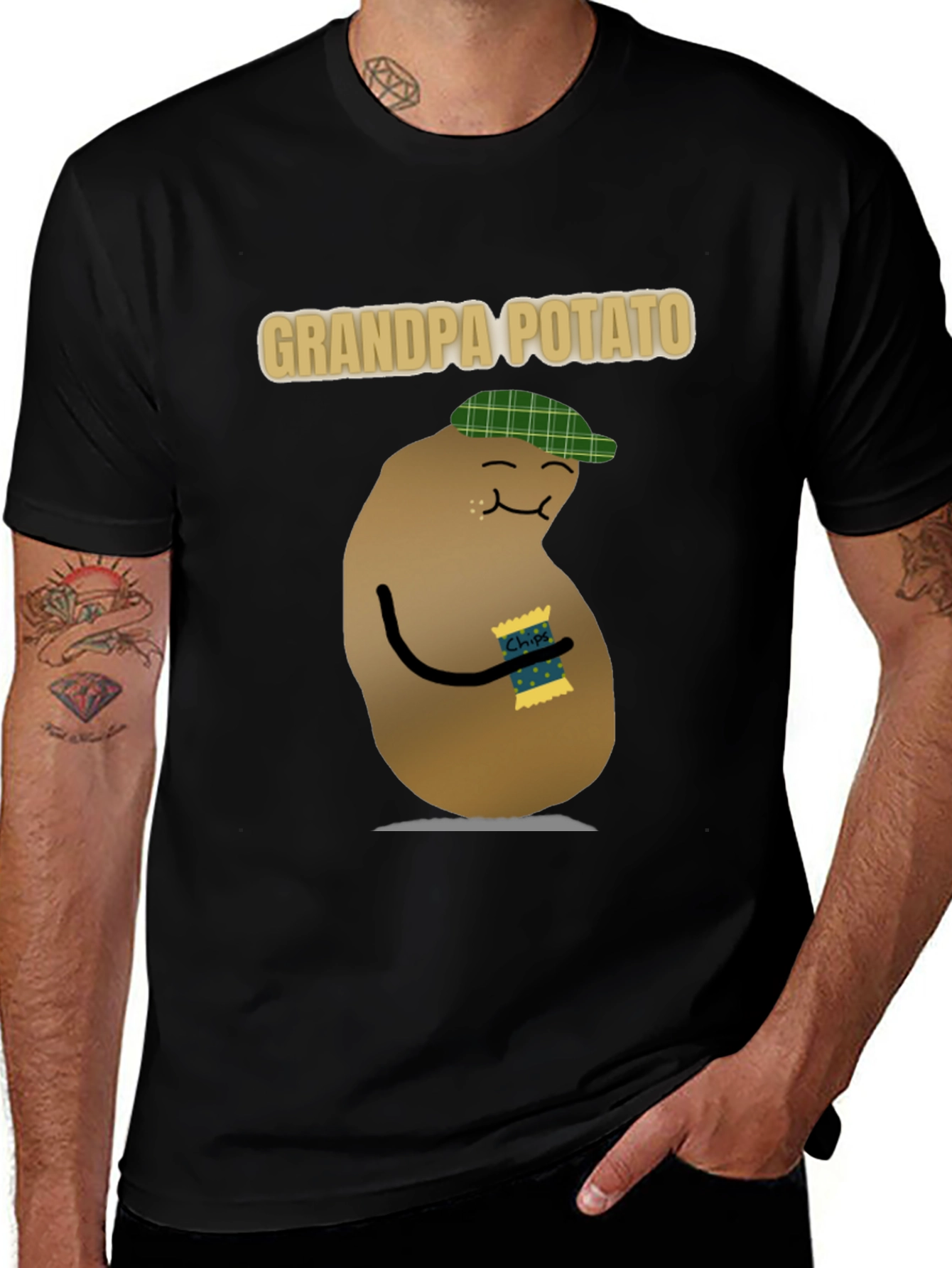 Variant 20 of Grandpa Potato T-Shirt