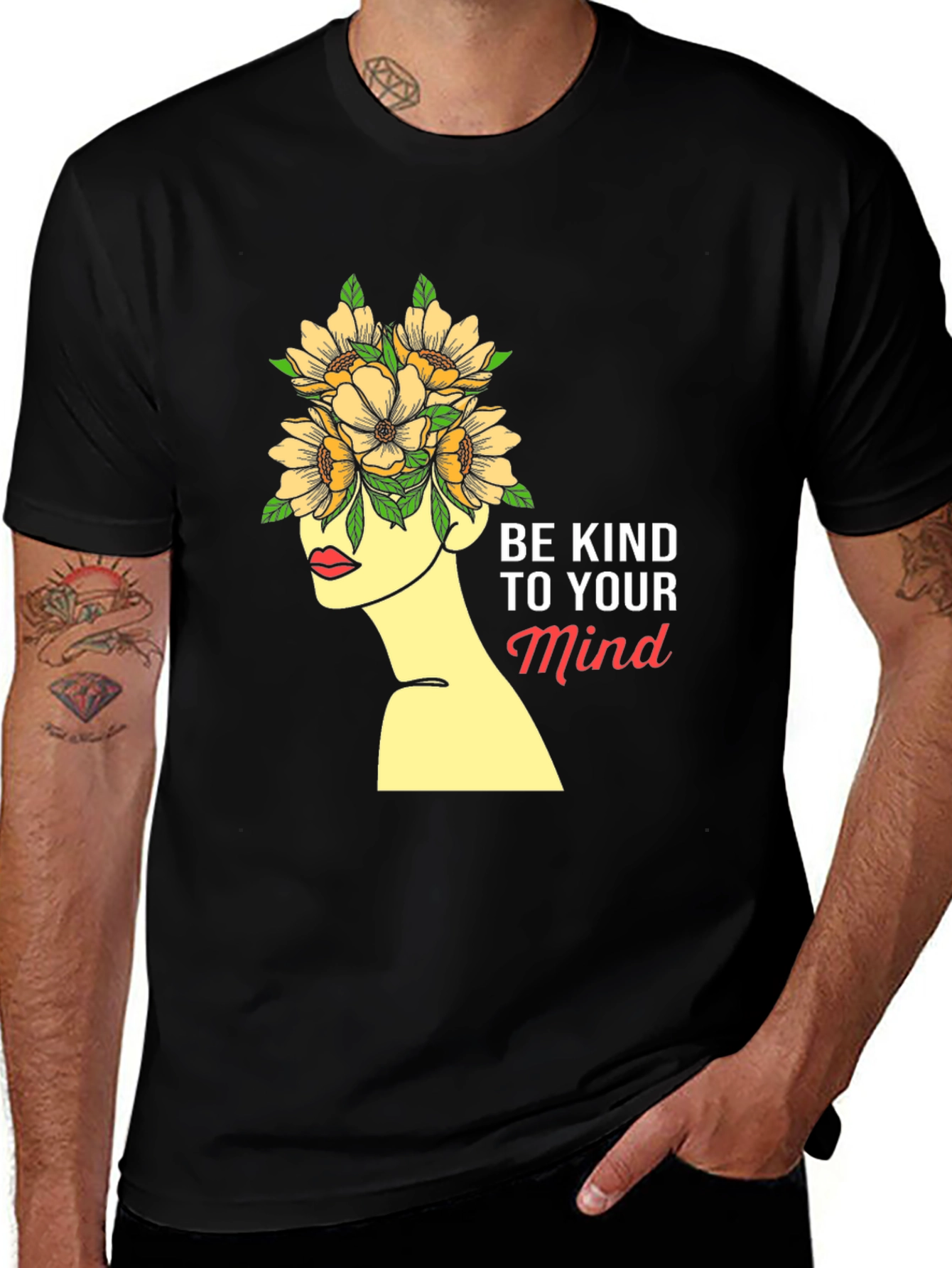 Variant 5 of Be Kind to Your Mind Graphic T-Shirt