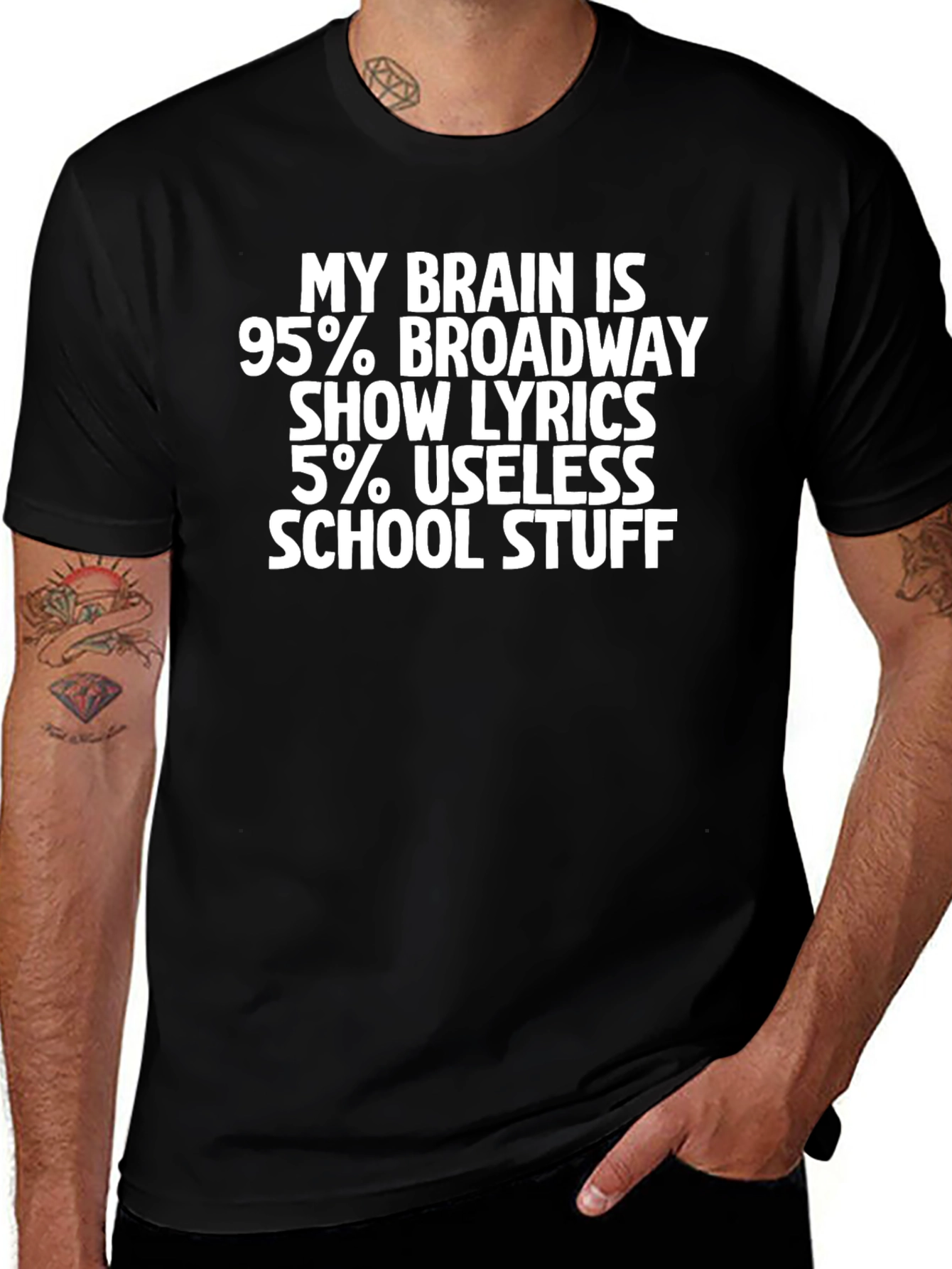 Broadway Lyrics T-Shirt - Humorous Theater Lover Tee