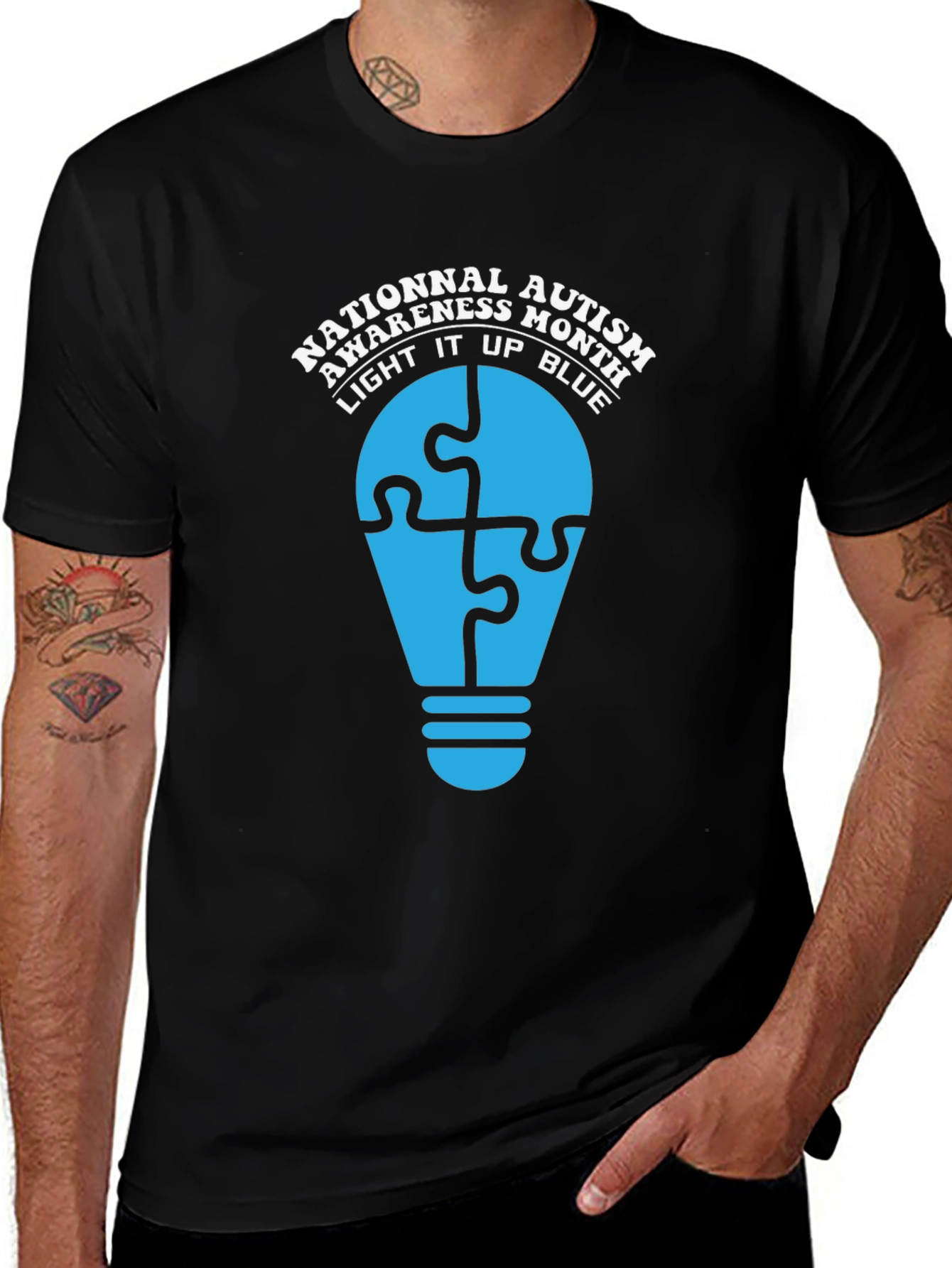 Autism Awareness T-Shirt: Light It Up Blue