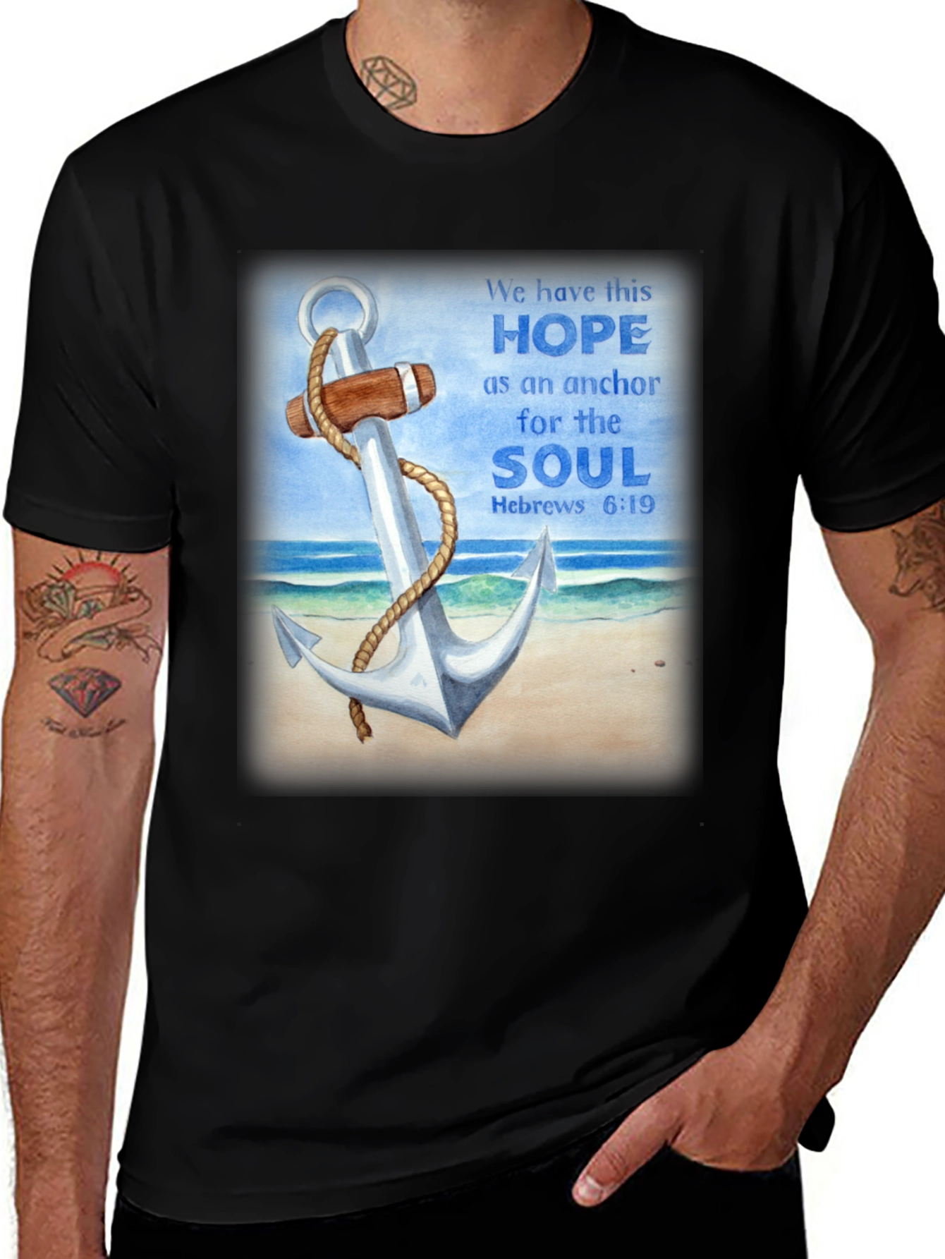 Hope Anchor Christian T-Shirt