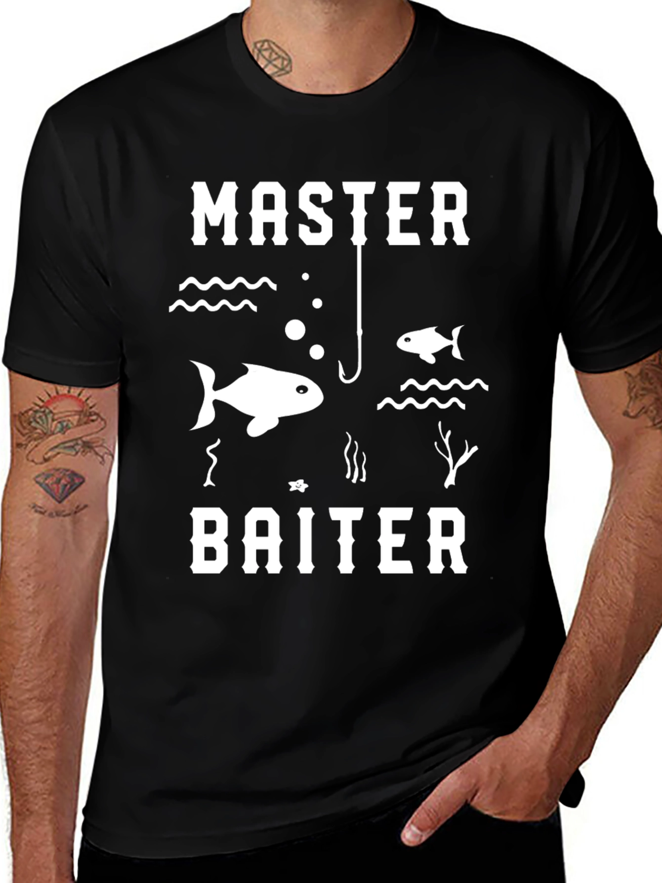 Variant 21 of Master Baiter Funny Fishing T-Shirt
